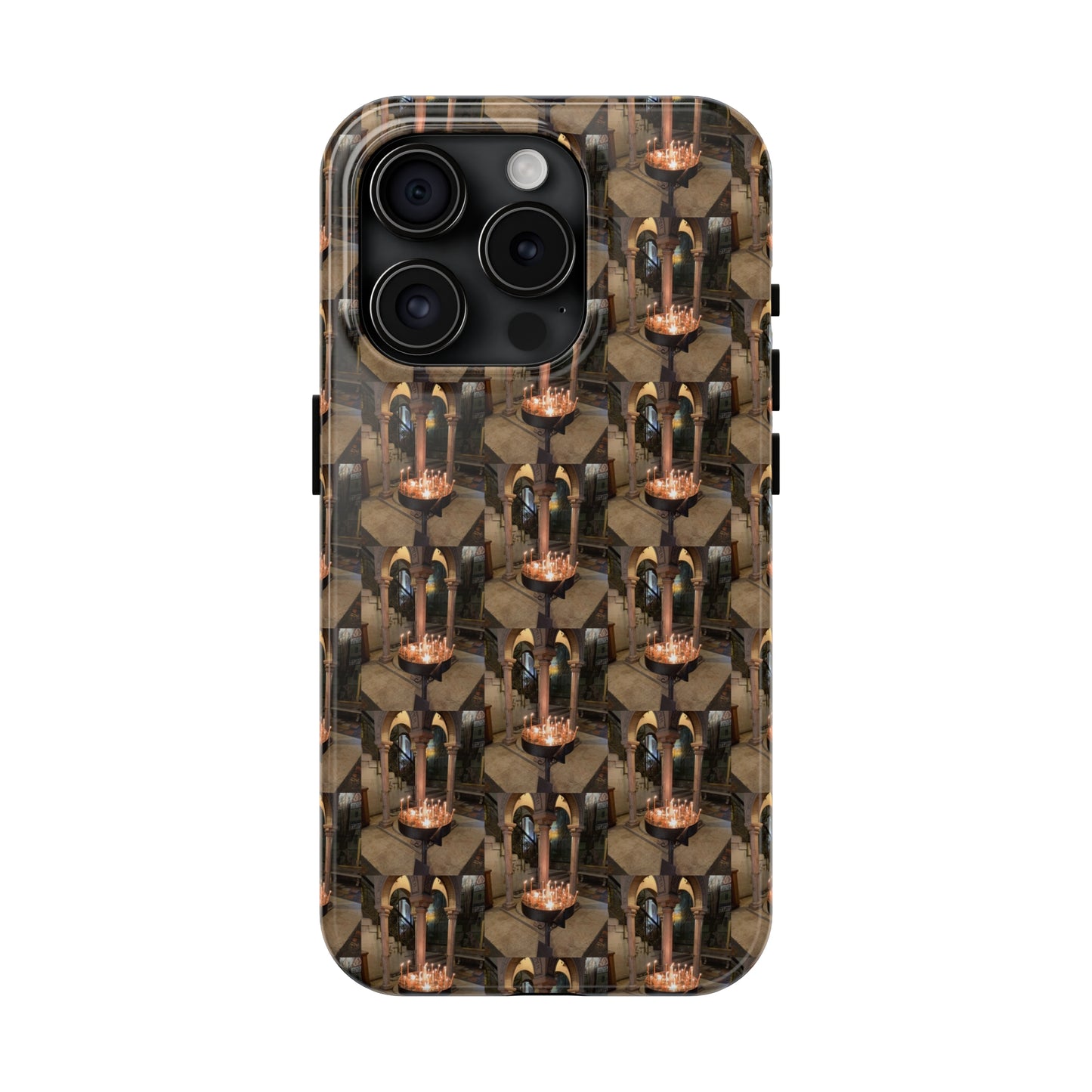 Holy Land Origins Apple iPhone Tough Case - Church of the Holy Sepulchre at Jerusalem - The God Ball Originals by Chris Rabalais (2024)