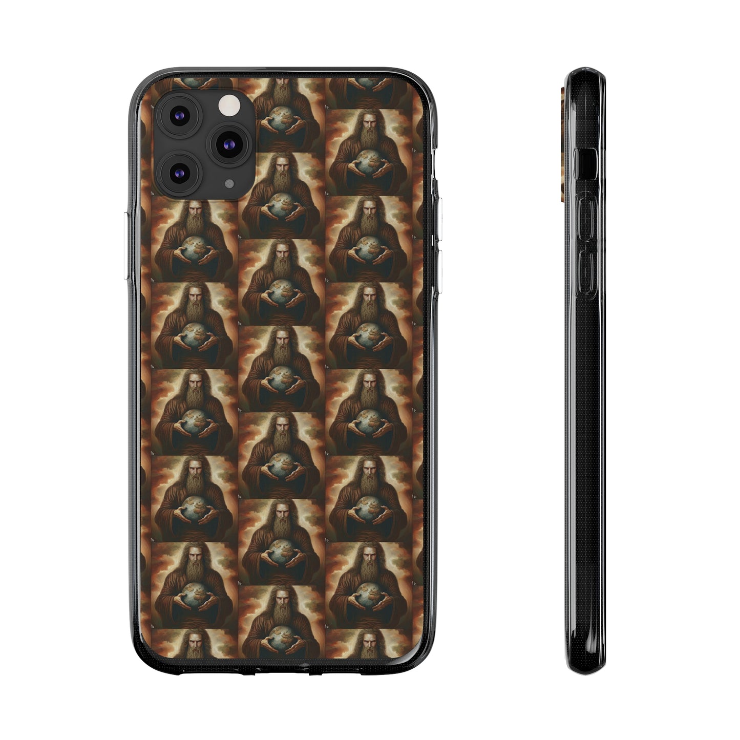 AImagination Collection Soft Phone Cases - "Yahweh's World" - The God Ball Originals by Chris Rabalais (2024)