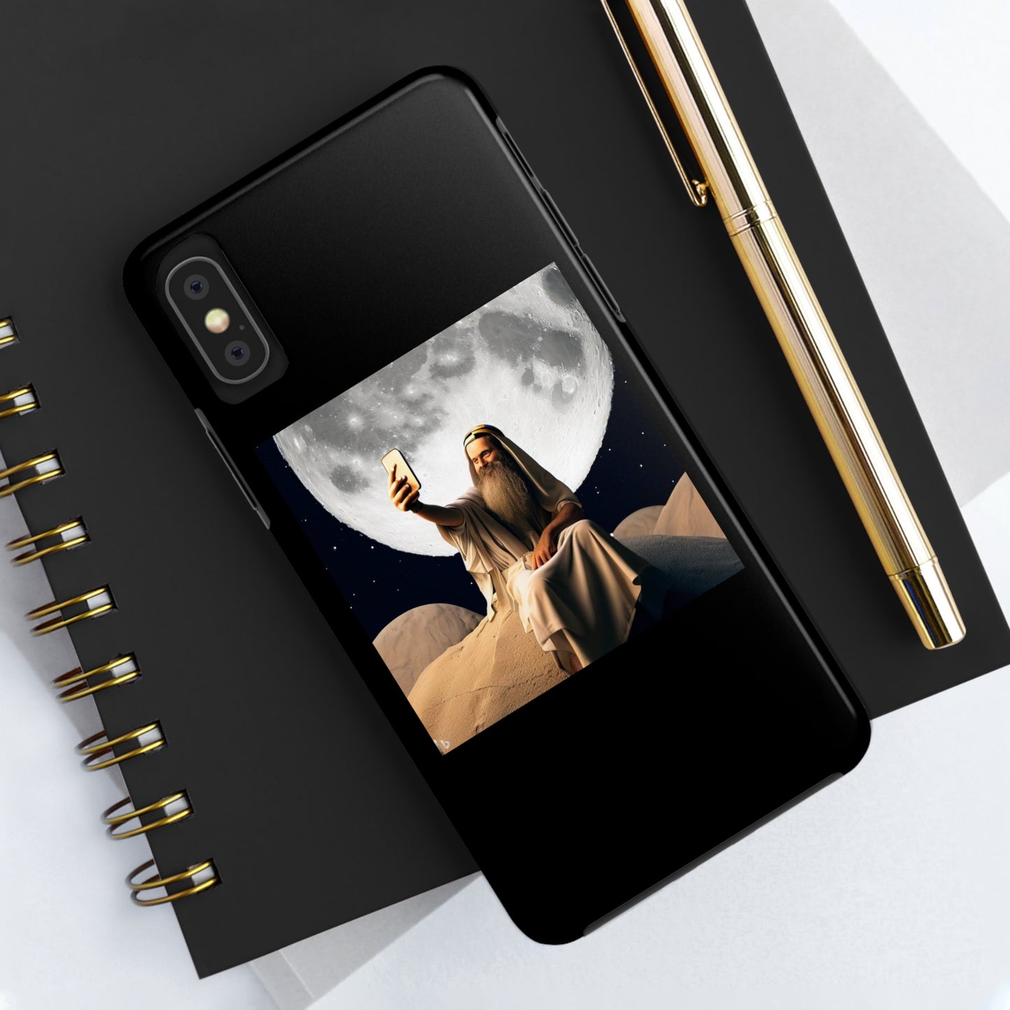 AImagination Collection iPhone Tough Case - "The Old and The New" - The God Ball Originals by Chris Rabalais (2024)