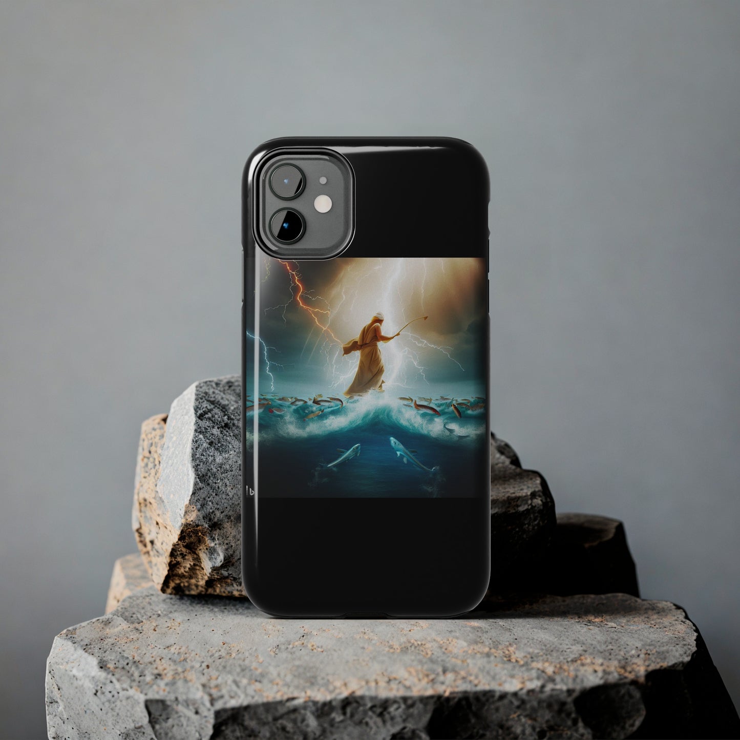 AImagination Collection iPhone Tough Case - "Fishing" - The God Ball Originals by Chris Rabalais (2024)