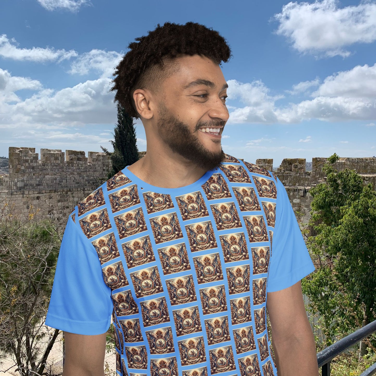 Virginia Vintage Christian Crusader - Premium Sports Jersey - USA - 100% Charity Benefit - The God Vote Collection by Chris Rabalais