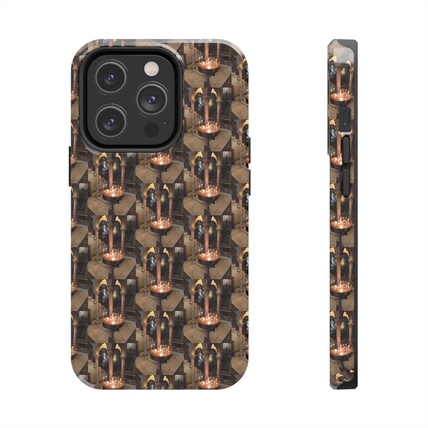 Holy Land Origins Apple iPhone Tough Case - Church of the Holy Sepulchre at Jerusalem - The God Ball Originals by Chris Rabalais (2024)