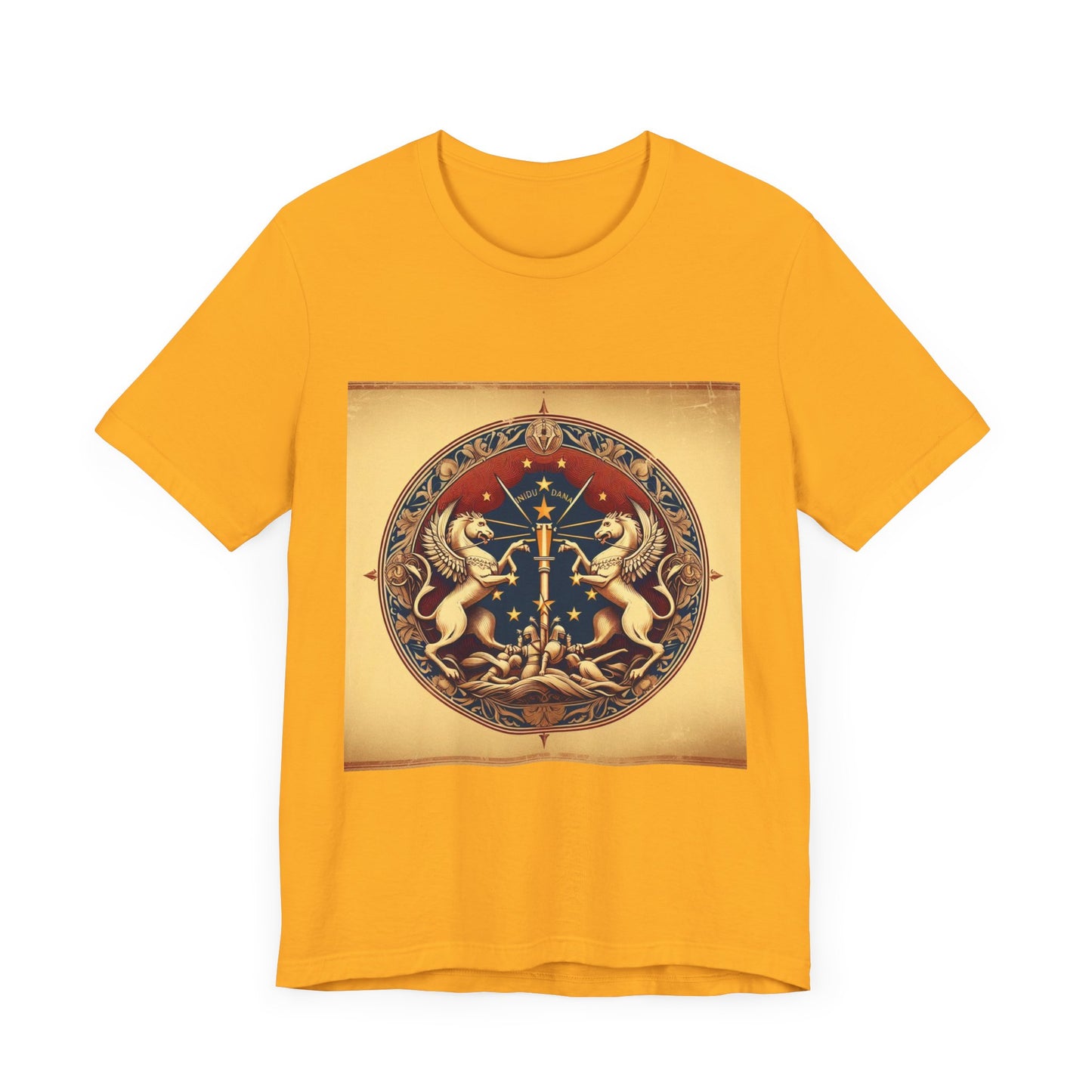 Indiana Vintage Christian Crusader - Unisex Jersey Tee - USA - 100% Charity Benefit - The God Vote Collection by Chris Rabalais
