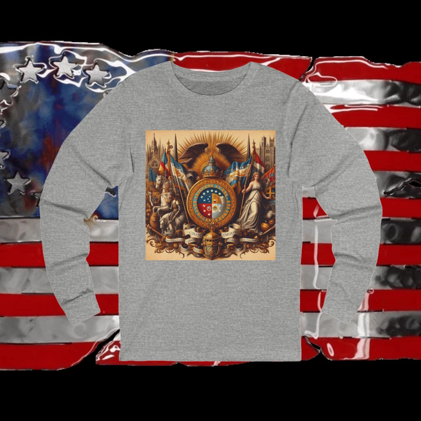 Missouri Vintage Christian Crusader - Premium Unisex Long Sleeve Jersey Tee - 100% Charity - The God Vote Collection by Chris Rabalais