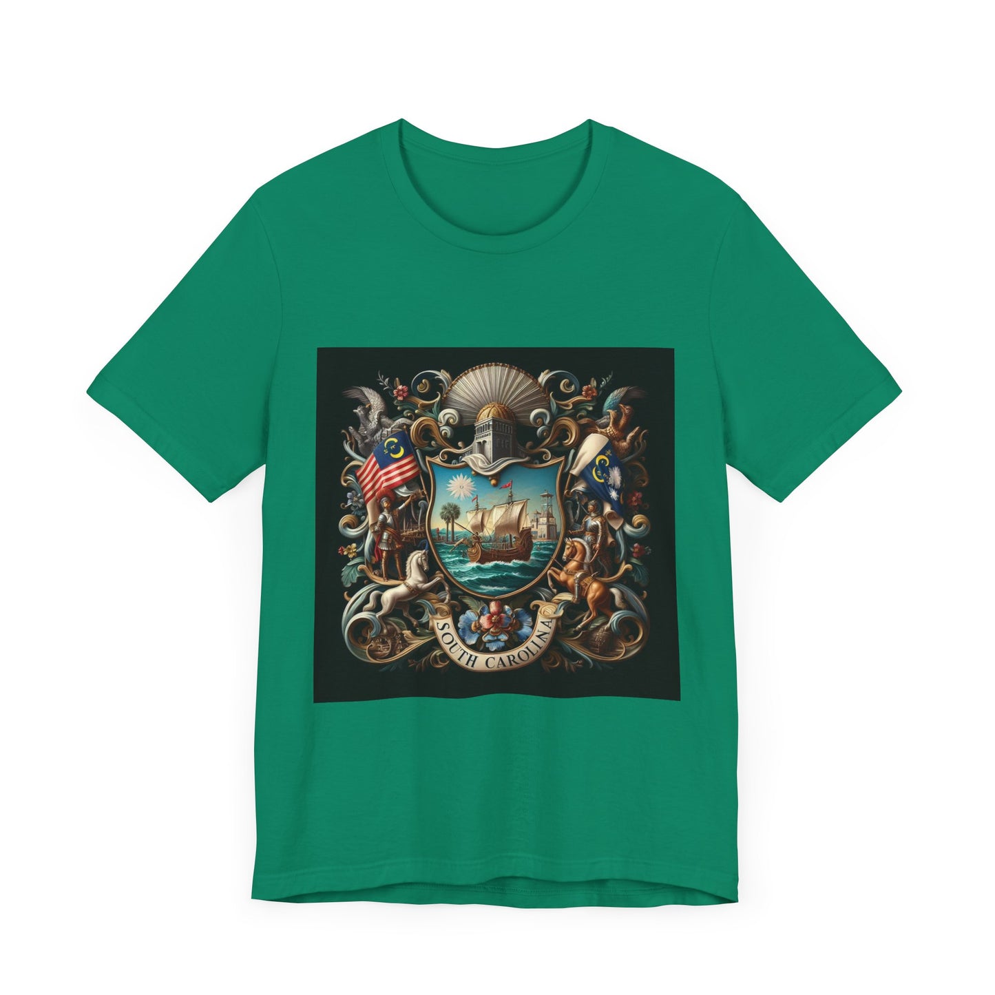 South Carolina Vintage Christian Crusader - Unisex Jersey Tee - USA - 100% Charity Benefit - The God Vote Collection by Chris Rabalais