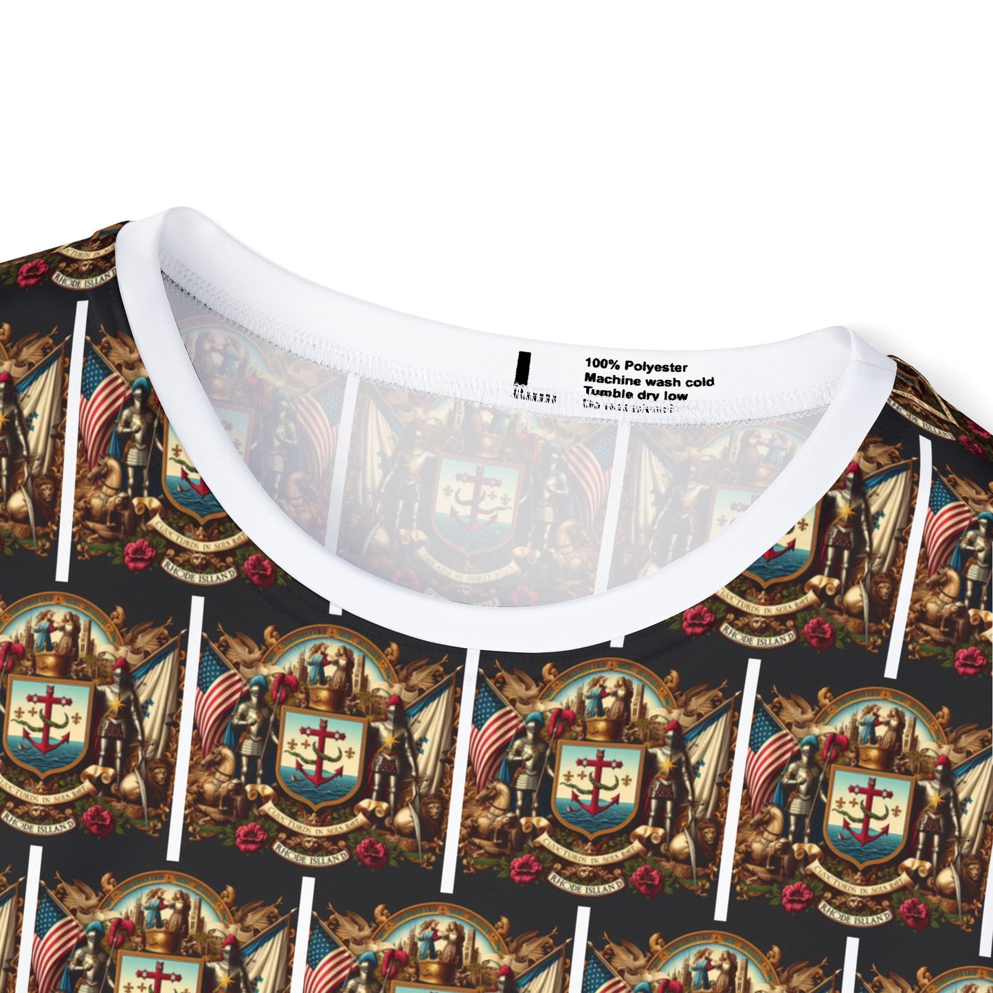 Rhode Island Vintage Christian Crusader - Premium Sports Jersey - USA - 100% Charity Benefit - The God Vote Collection by Chris Rabalais