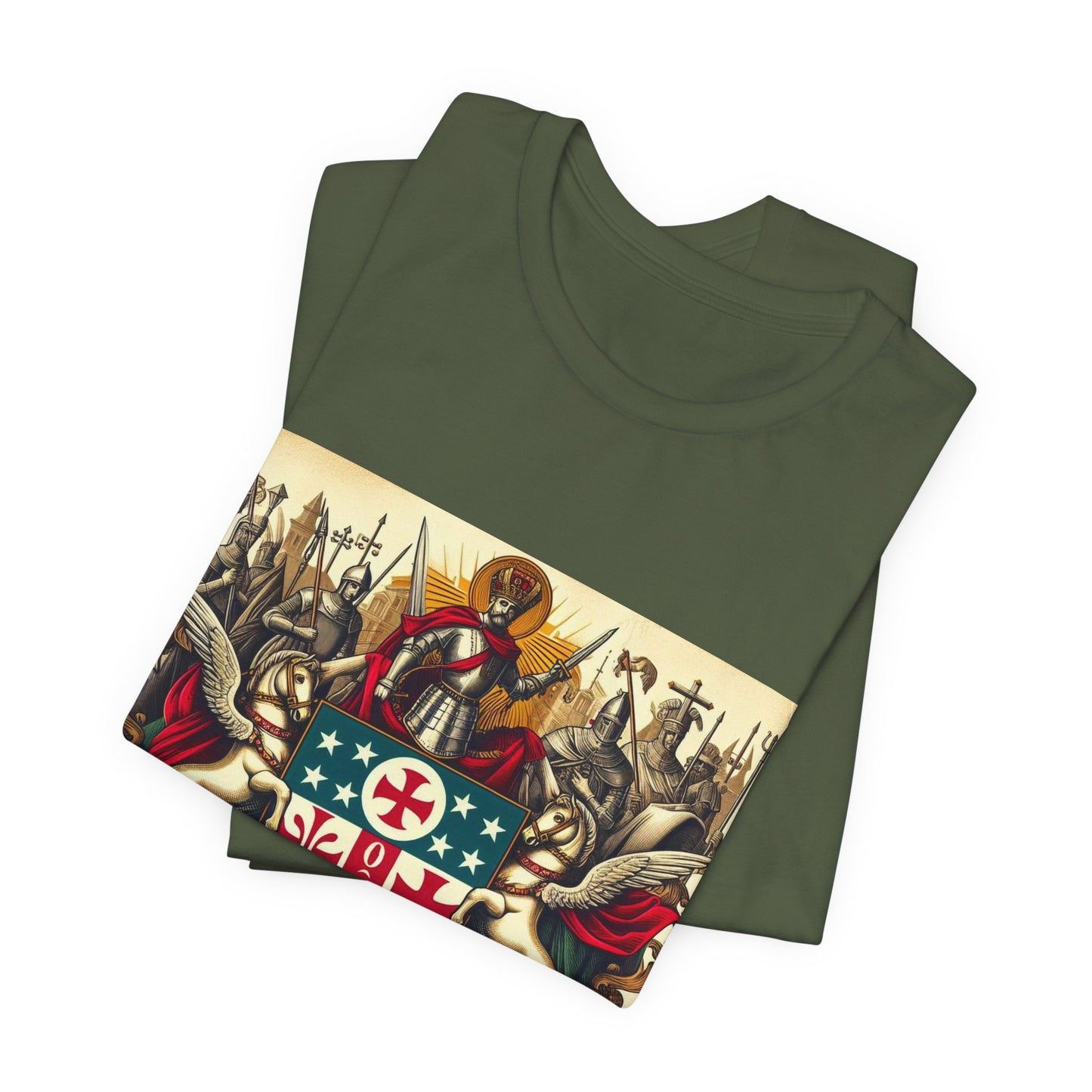 Ohio Vintage Christian Crusader - Unisex Jersey Tee - USA - 100% Charity Benefit - The God Vote Collection by Chris Rabalais