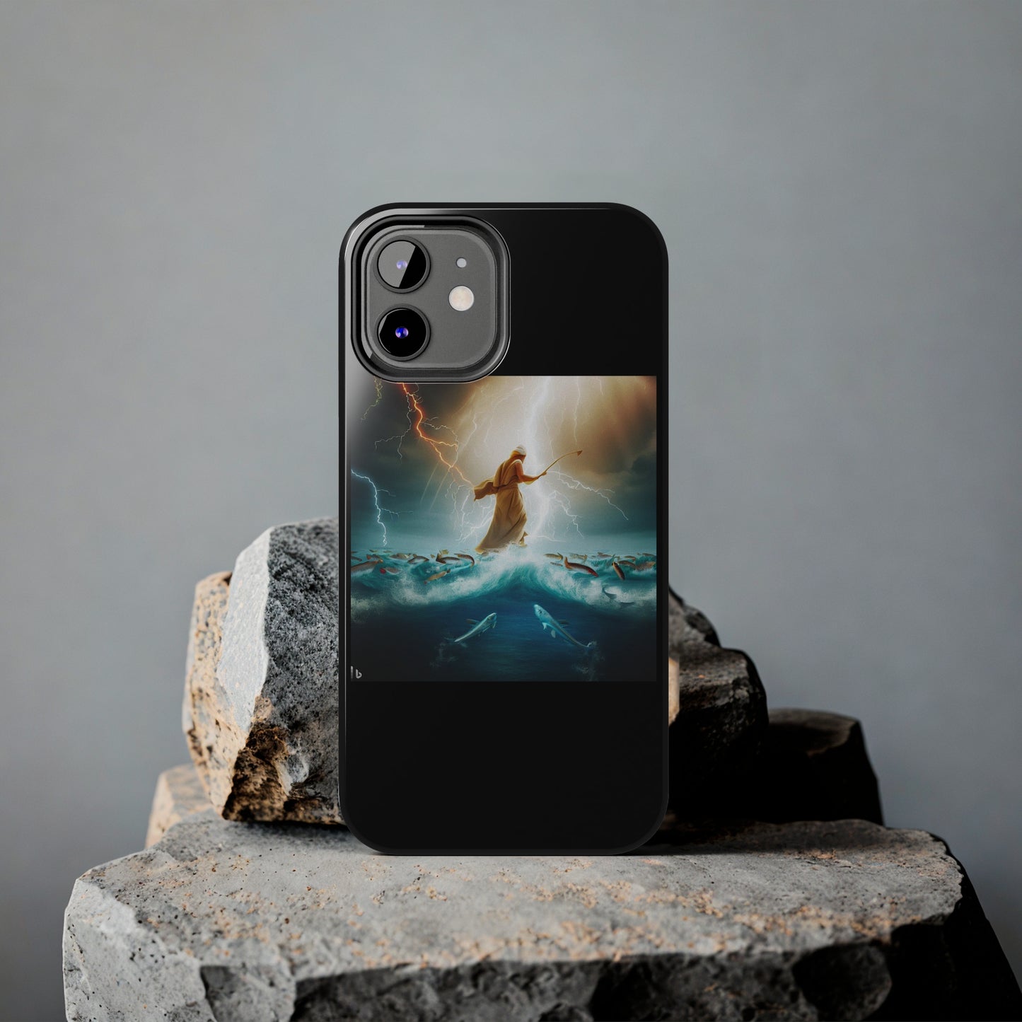 AImagination Collection iPhone Tough Case - "Fishing" - The God Ball Originals by Chris Rabalais (2024)