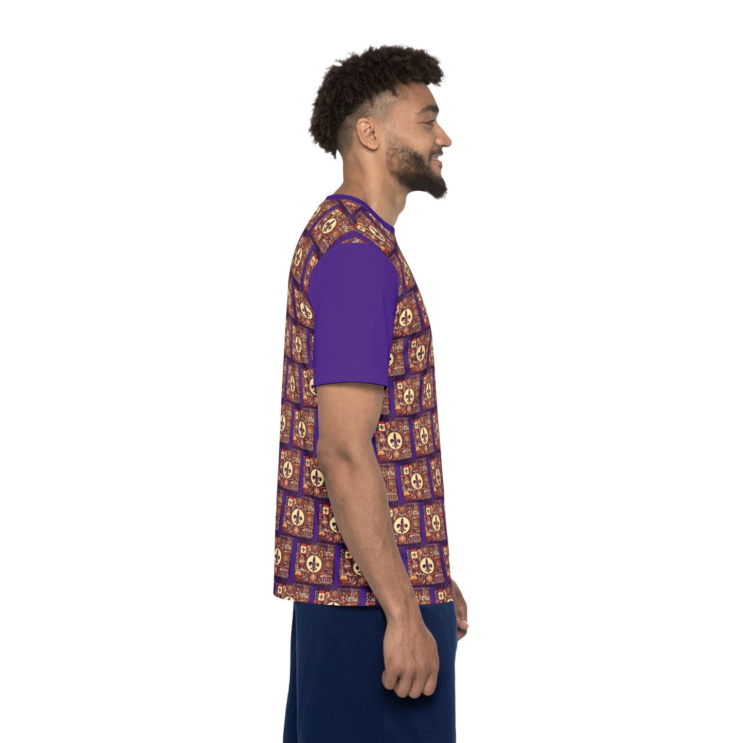 Louisiana Vintage Christian Crusader - Premium Sports Jersey - USA - 100% Charity Benefit - The God Vote Collection by Chris Rabalais