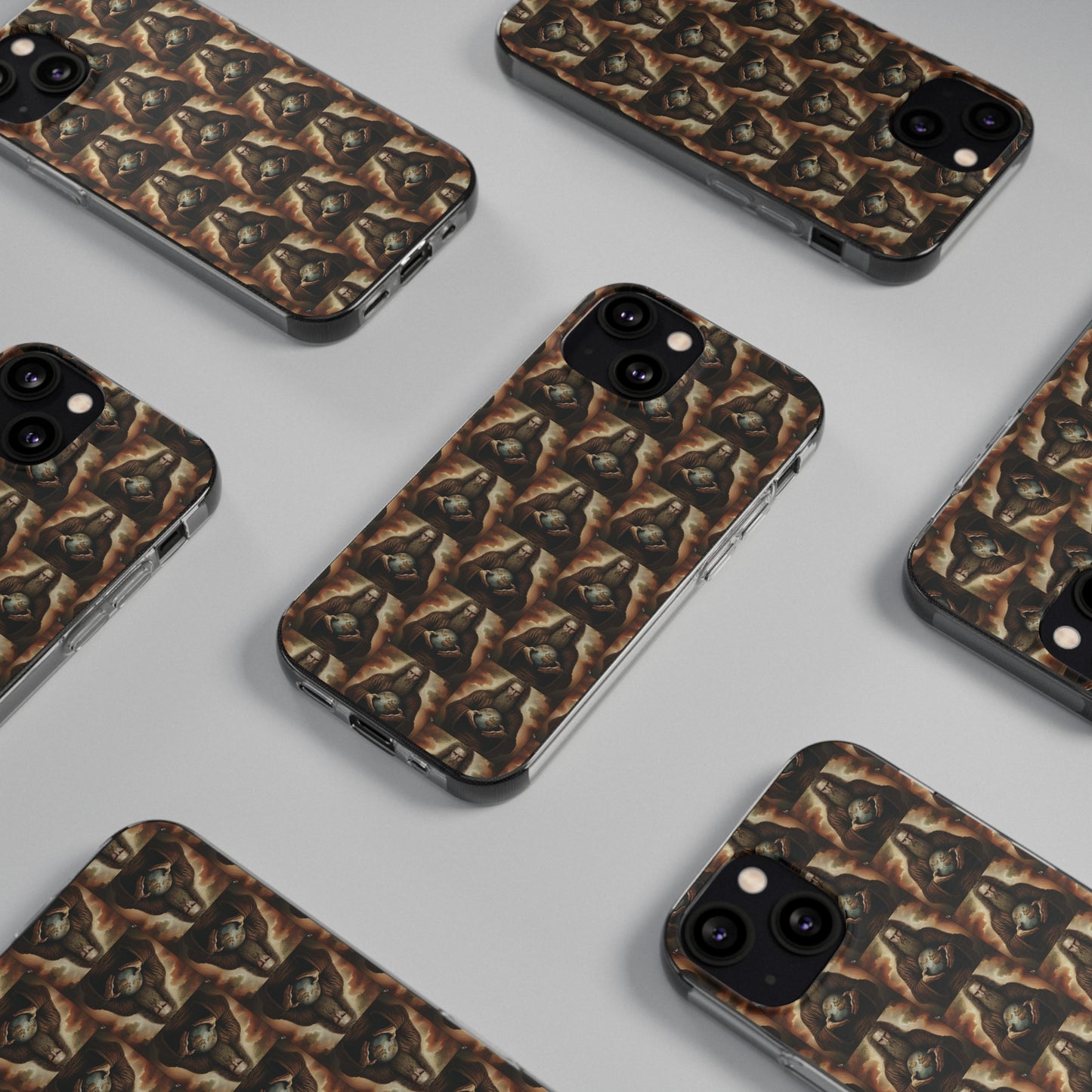 AImagination Collection Soft Phone Cases - "Yahweh's World" - The God Ball Originals by Chris Rabalais (2024)