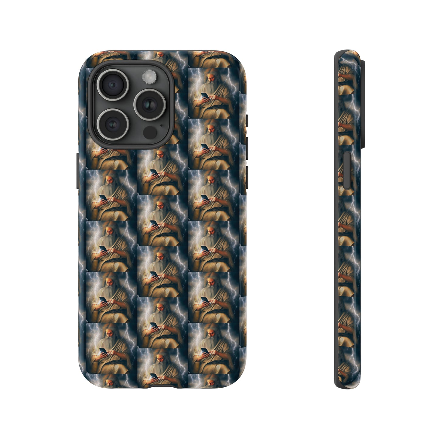 AImagination Collection iPhone Tough Cases - "The Watchman" - The God Ball Originals by Chris Rabalais (2024)