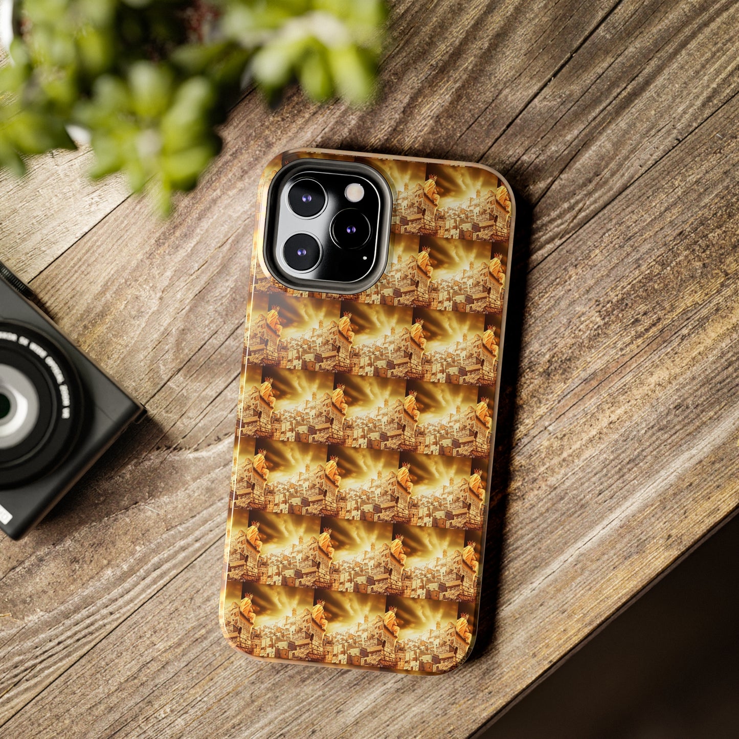 AImagination Collection Apple iPhone Tough Case - "The Golden Kingdom" - The God Ball Originals by Chris Rabalais