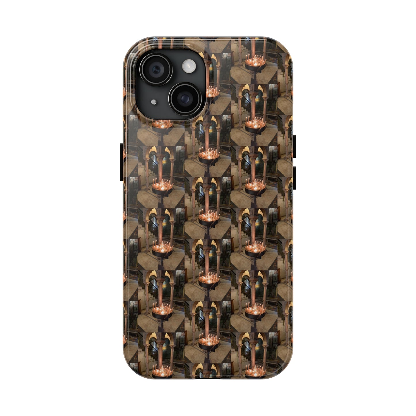 Holy Land Origins Apple iPhone Tough Case - Church of the Holy Sepulchre at Jerusalem - The God Ball Originals by Chris Rabalais (2024)