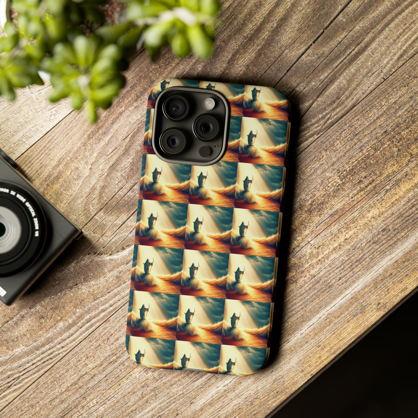 AImagination Collection iPhone Tough Case - "Parting the Sea" - The God Ball Originals by Chris Rabalais (2024)