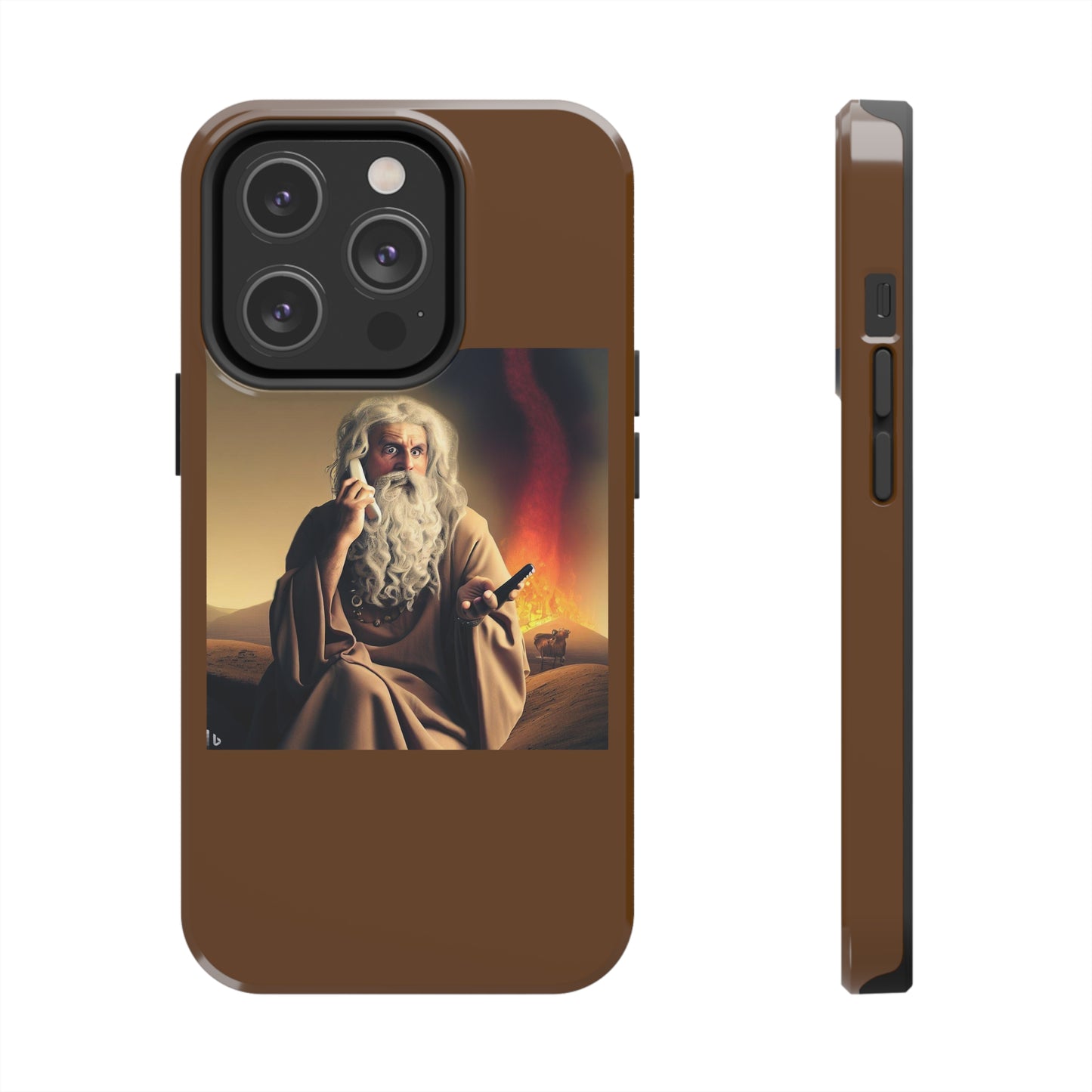 AImagination Collection iPhone Tough Case - "Warning Ignored" - The God Ball Originals by Chris Rabalais (2024)