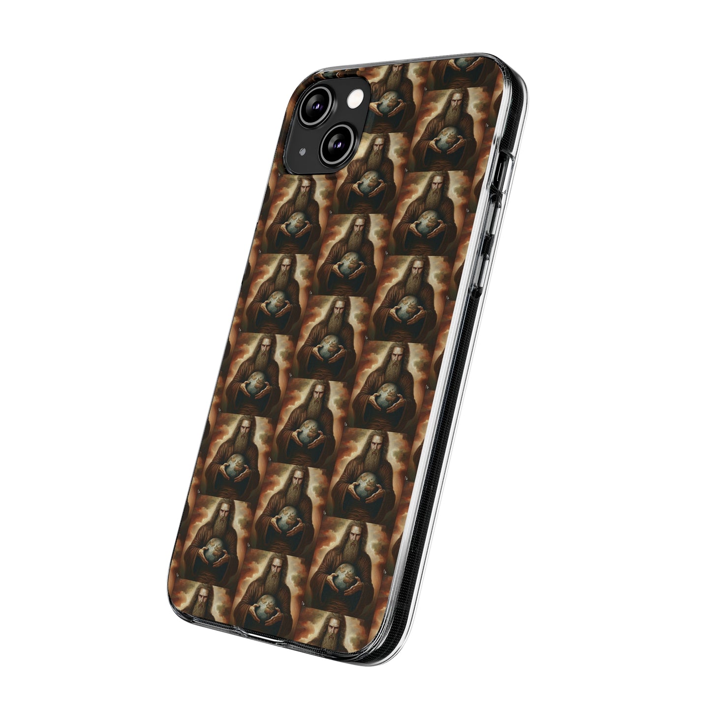 AImagination Collection Soft Phone Cases - "Yahweh's World" - The God Ball Originals by Chris Rabalais (2024)