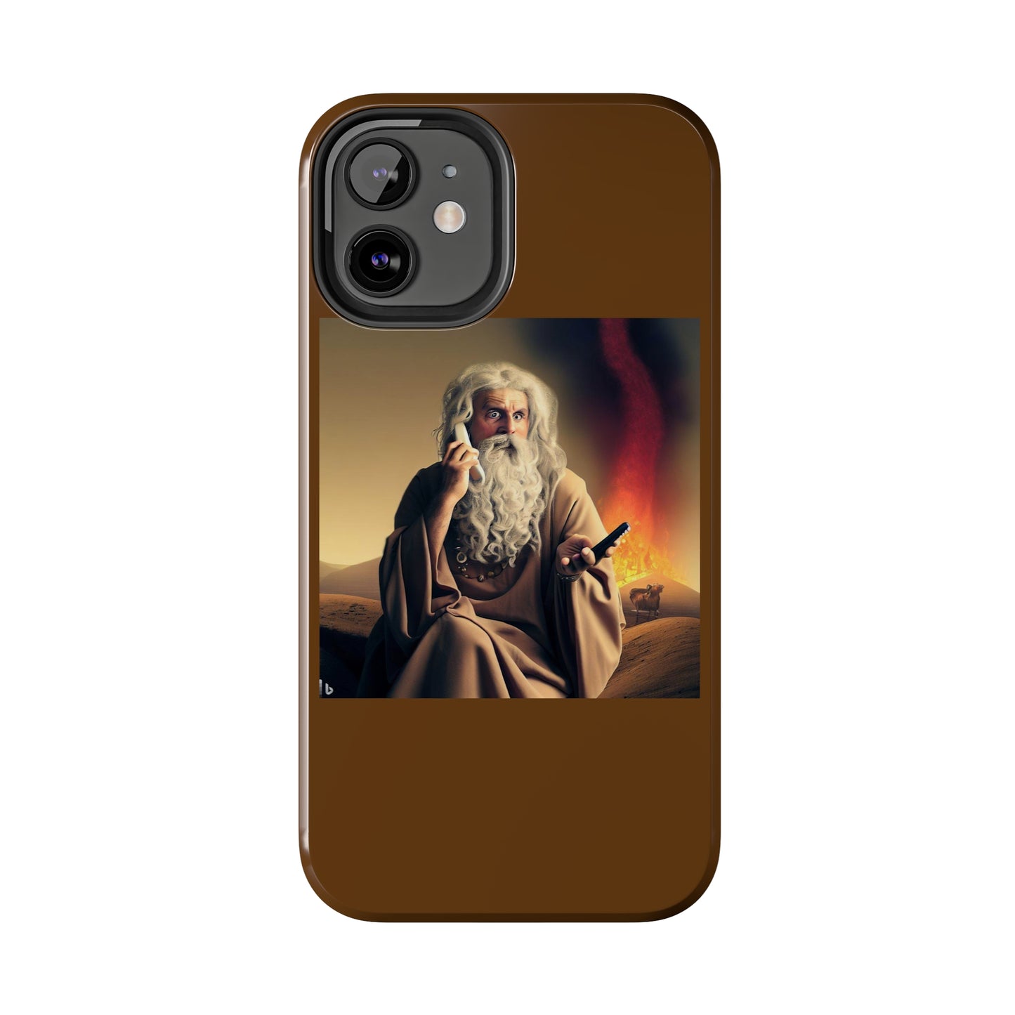 AImagination Collection iPhone Tough Case - "Warning Ignored" - The God Ball Originals by Chris Rabalais (2024)