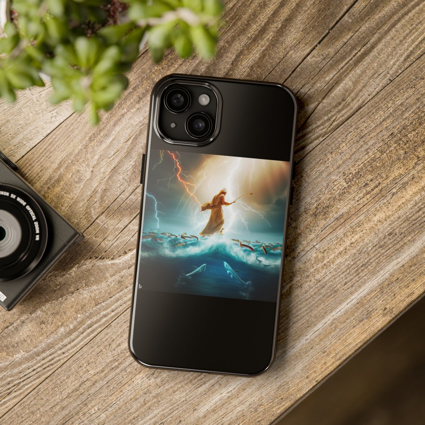 AImagination Collection iPhone Tough Case - "Fishing" - The God Ball Originals by Chris Rabalais (2024)