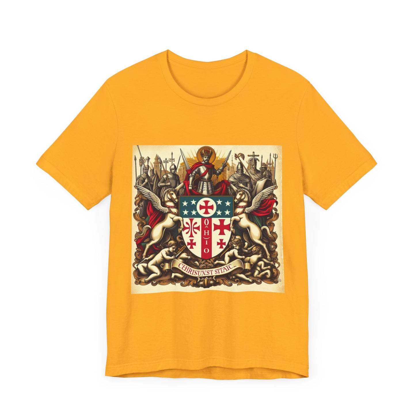 Ohio Vintage Christian Crusader - Unisex Jersey Tee - USA - 100% Charity Benefit - The God Vote Collection by Chris Rabalais
