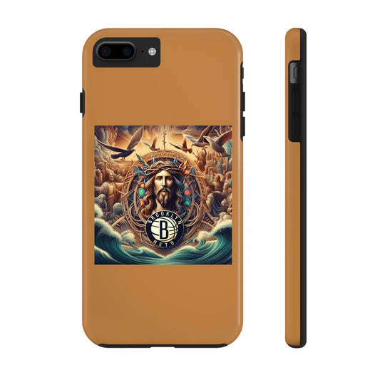 AImagination Athletics Collection - Tough iPhone Case (B) - "Brooklyn Nets Forever" - The God Ball Originals by Chris Rabalais (2024)