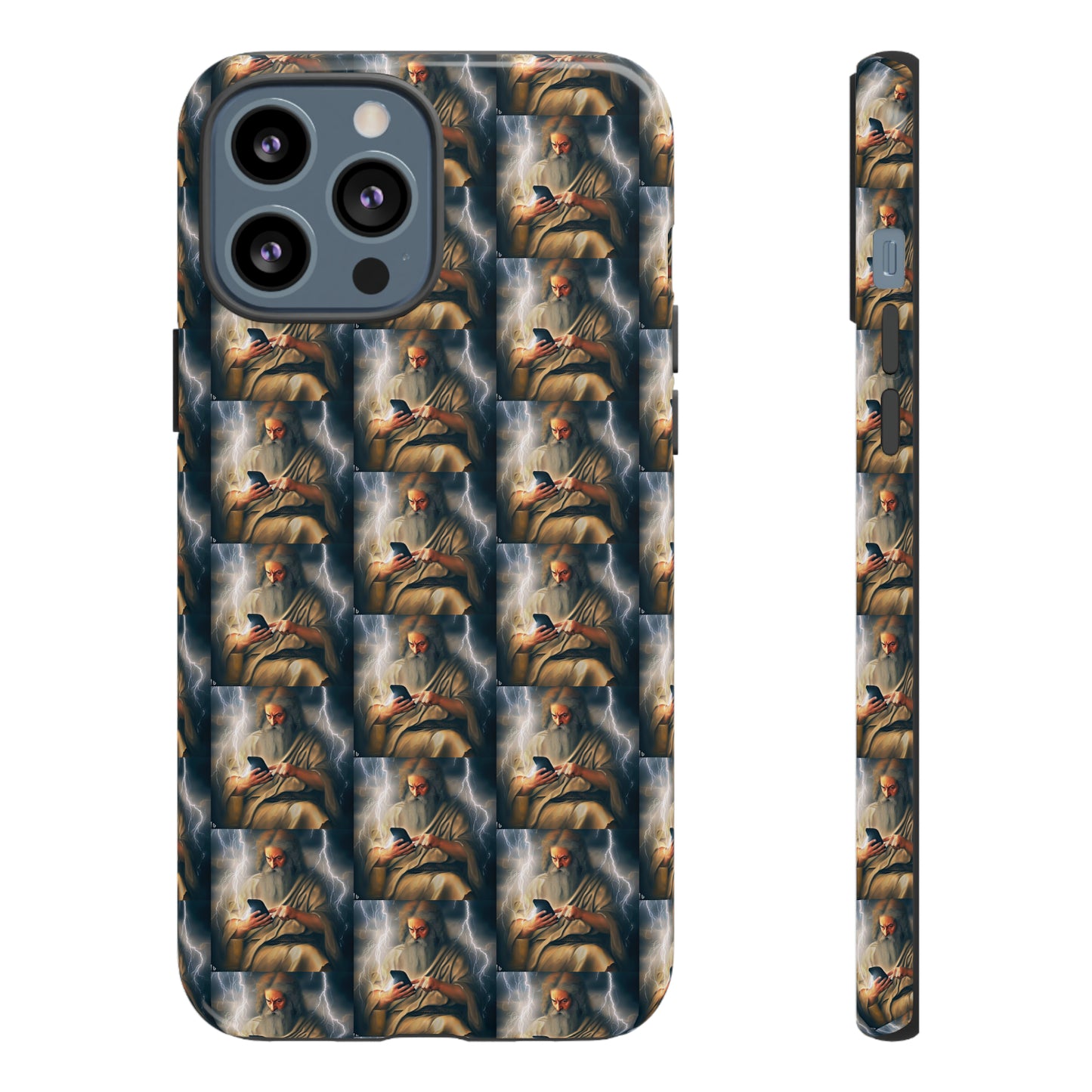 AImagination Collection iPhone Tough Cases - "The Watchman" - The God Ball Originals by Chris Rabalais (2024)