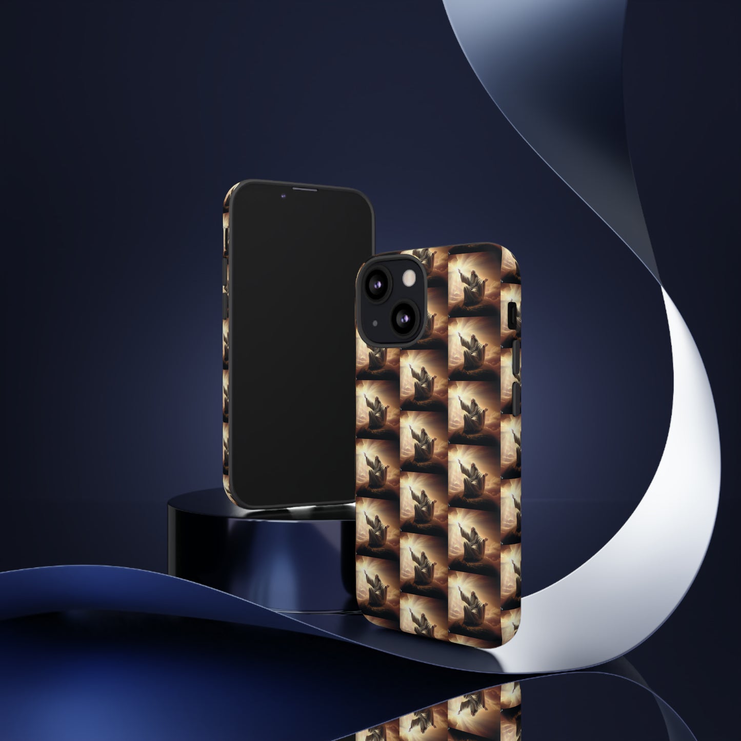 AImagination Collection iPhone Tough Case - "Let There Be Light" - The God Ball Originals by Chris Rabalais (2024)