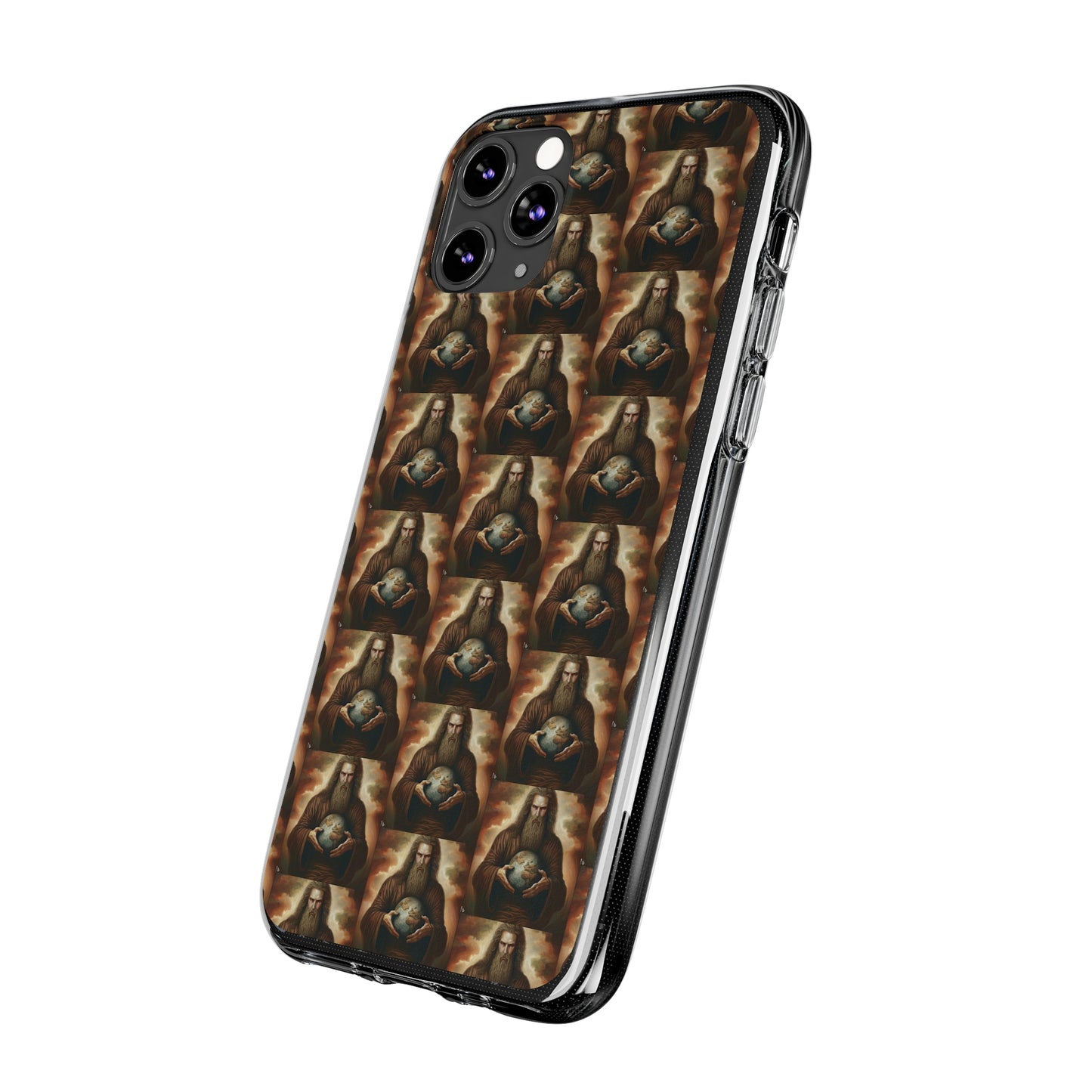 AImagination Collection Soft Phone Cases - "Yahweh's World" - The God Ball Originals by Chris Rabalais (2024)