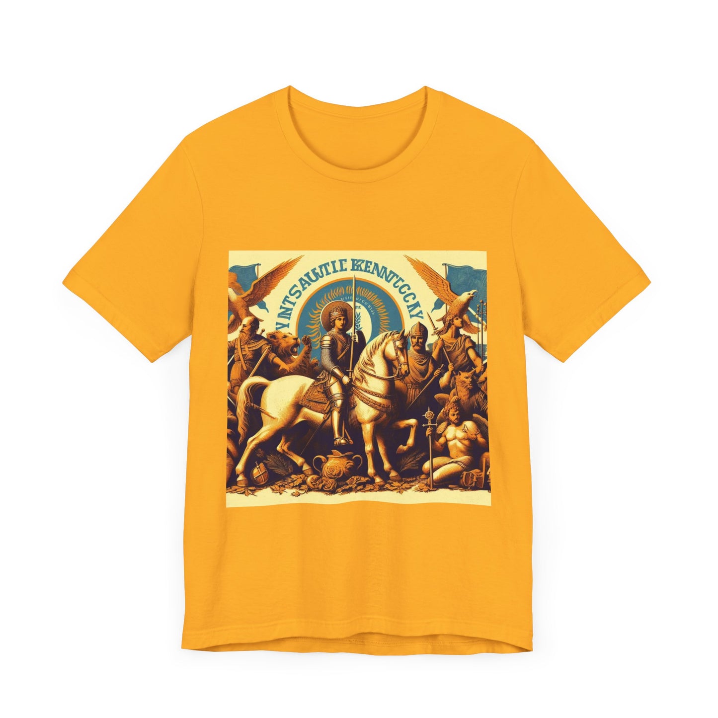 Kentucky Vintage Christian Crusader - Unisex Jersey Tee - USA - 100% Charity Benefit - The God Vote Collection by Chris Rabalais