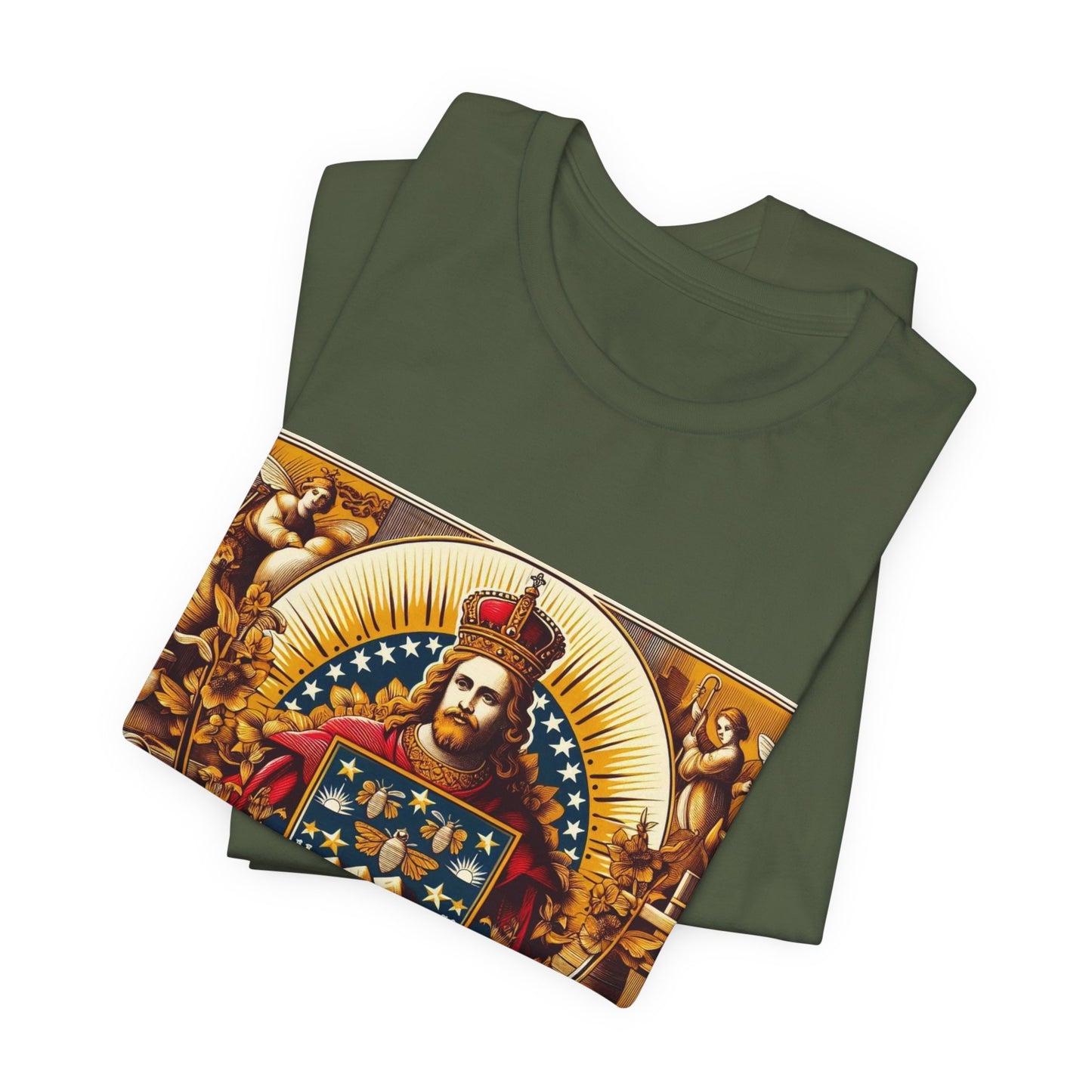 Utah Vintage Christian Crusader - Unisex Jersey Tee - USA - 100% Charity Benefit - The God Vote Collection by Chris Rabalais