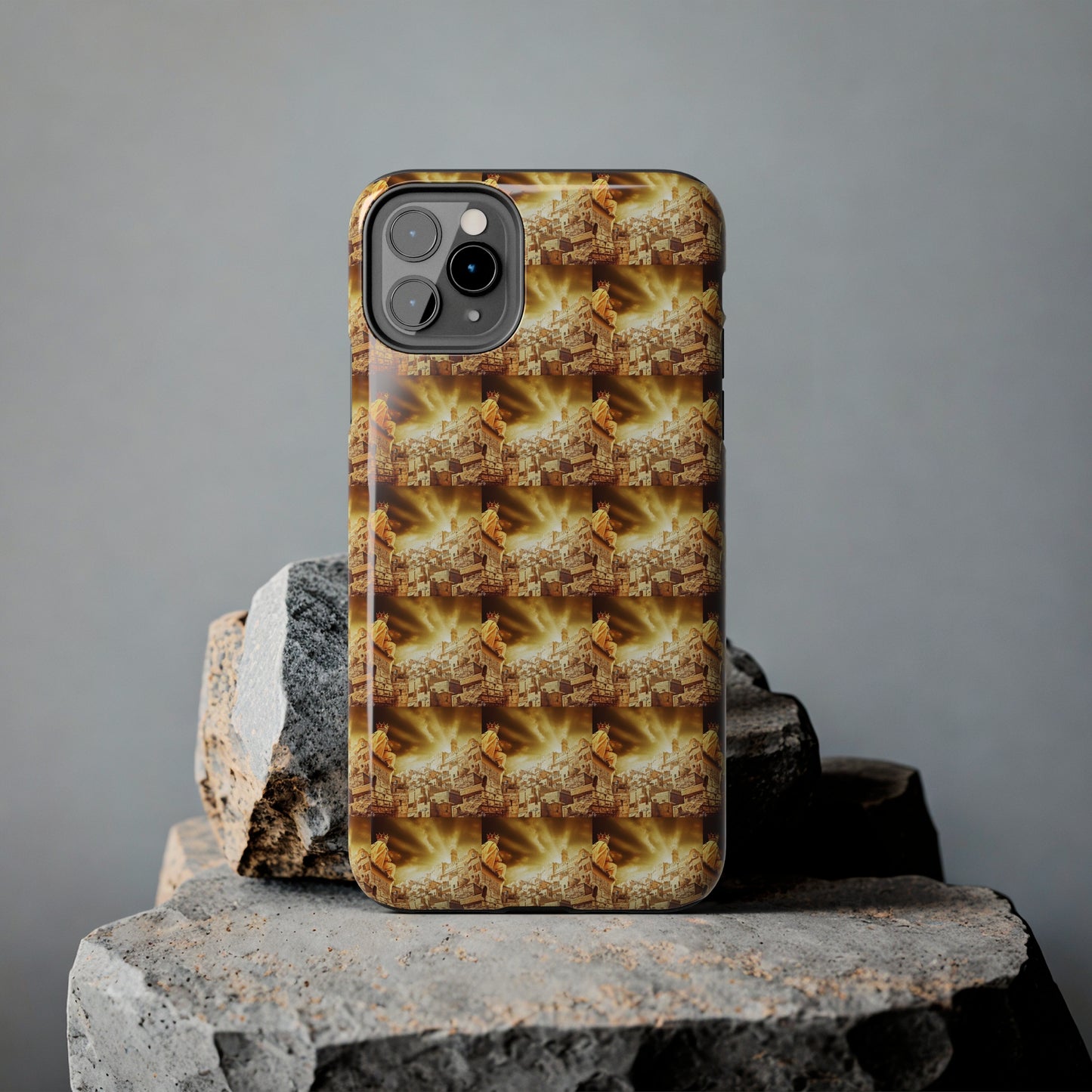 AImagination Collection Apple iPhone Tough Case - "The Golden Kingdom" - The God Ball Originals by Chris Rabalais