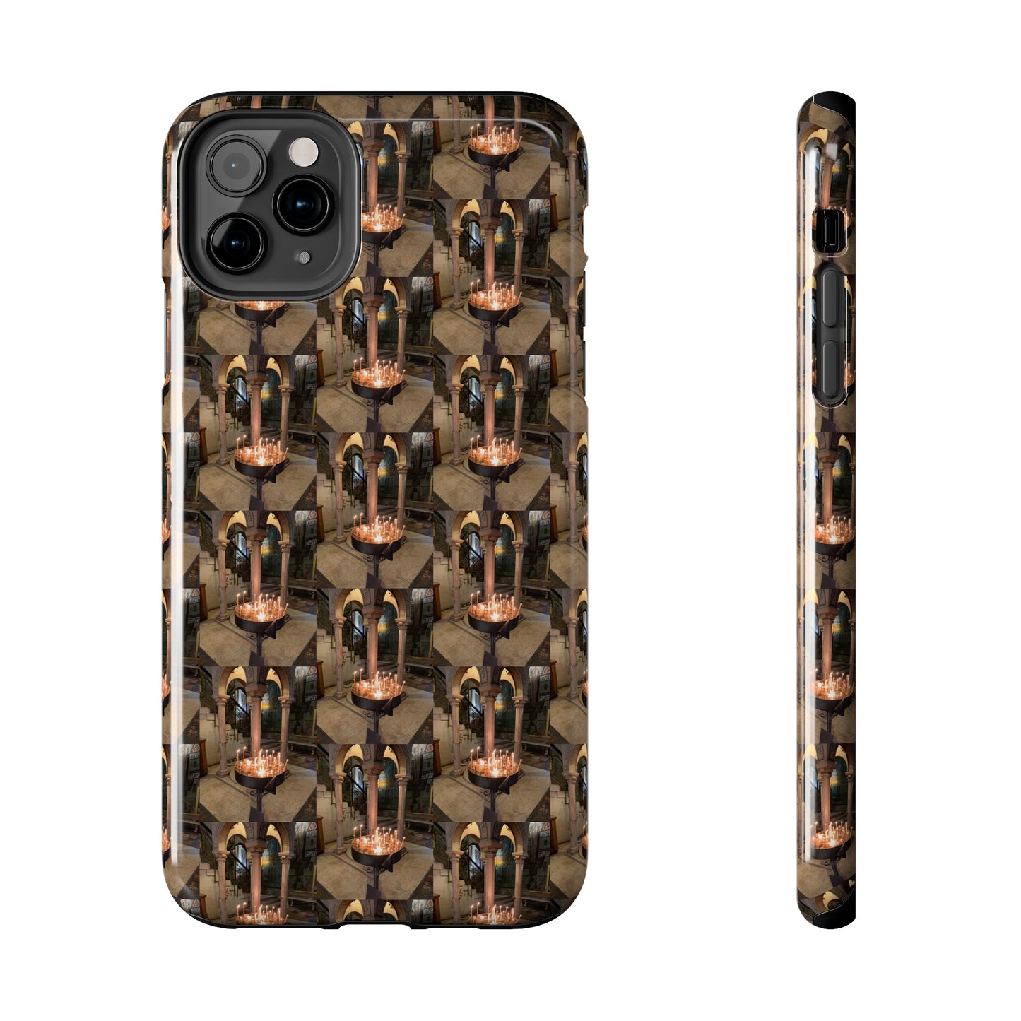 Holy Land Origins Apple iPhone Tough Case - Church of the Holy Sepulchre at Jerusalem - The God Ball Originals by Chris Rabalais (2024)