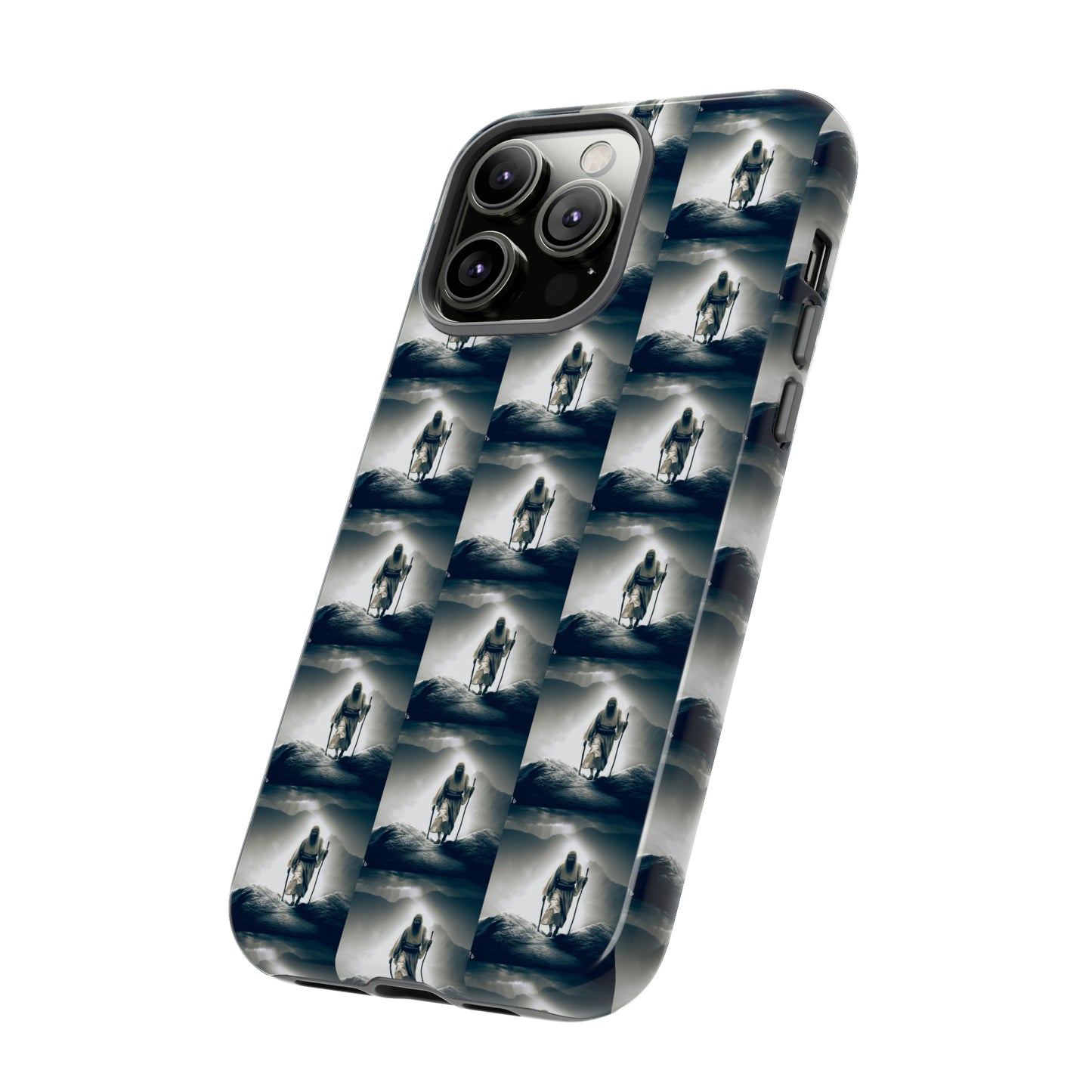 AImagination Collection iPhone Tough Case - "The Walk" - The God Ball Originals by Chris Rabalais (2024)
