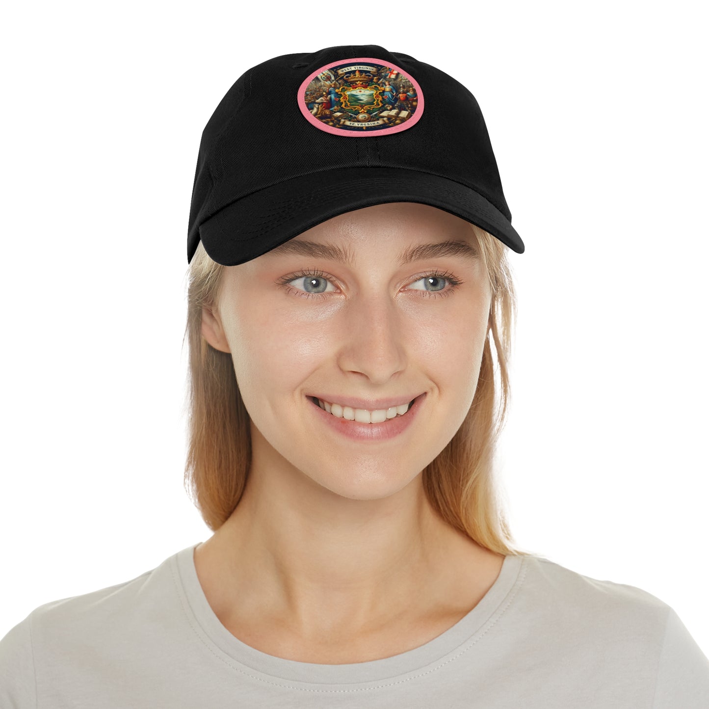 West Virginia Vintage Christian Crusader Campaign Hat - Chino Twill Leather Logo - 100% Charity - The God Vote Collection by Chris Rabalais