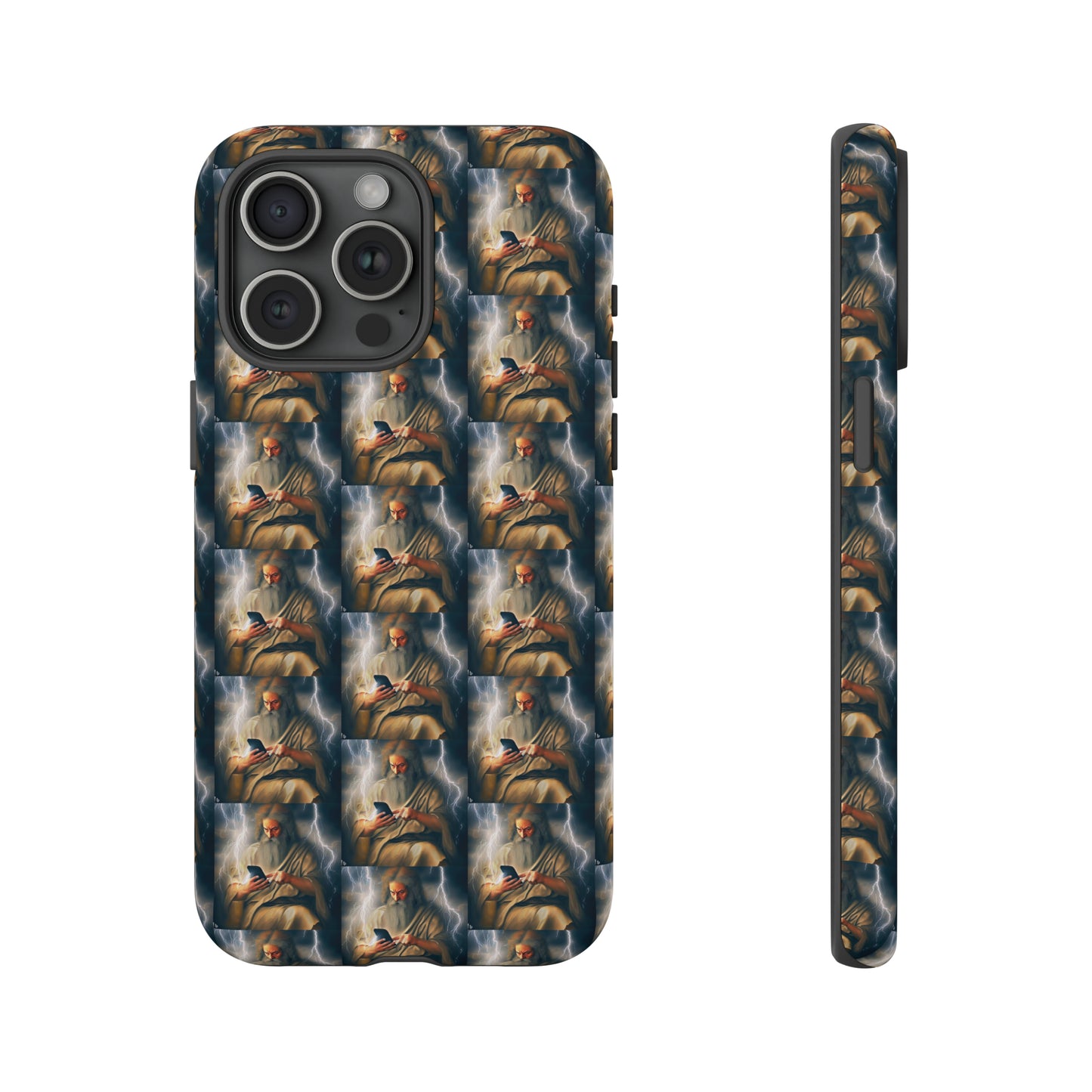 AImagination Collection iPhone Tough Cases - "The Watchman" - The God Ball Originals by Chris Rabalais (2024)