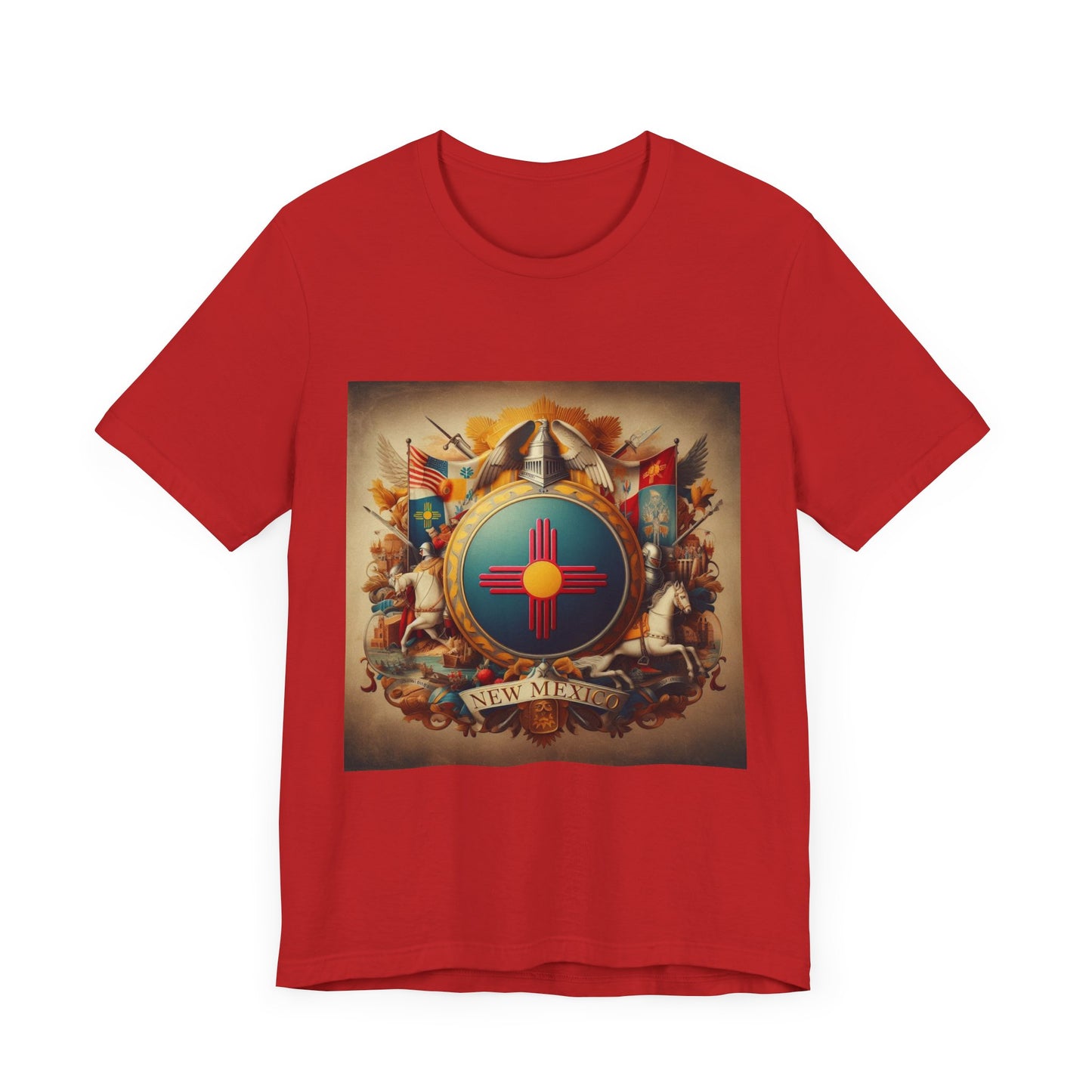 New Mexico Vintage Christian Crusader - Unisex Jersey Tee - USA - 100% Charity Benefit - The God Vote Collection by Chris Rabalais