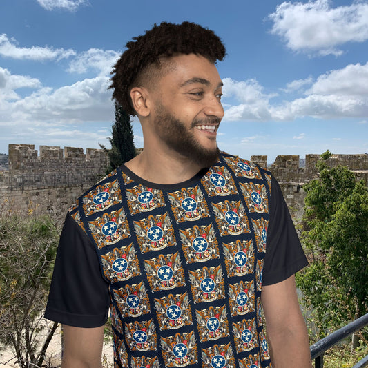 Tennessee Vintage Christian Crusader - Premium Sports Jersey - USA - 100% Charity Benefit - The God Vote Collection by Chris Rabalais