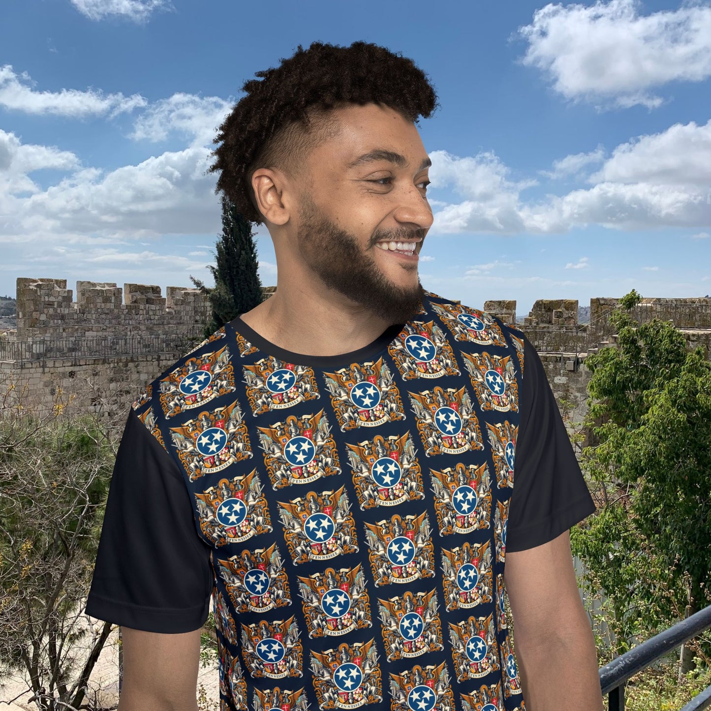 Tennessee Vintage Christian Crusader - Premium Sports Jersey - USA - 100% Charity Benefit - The God Vote Collection by Chris Rabalais