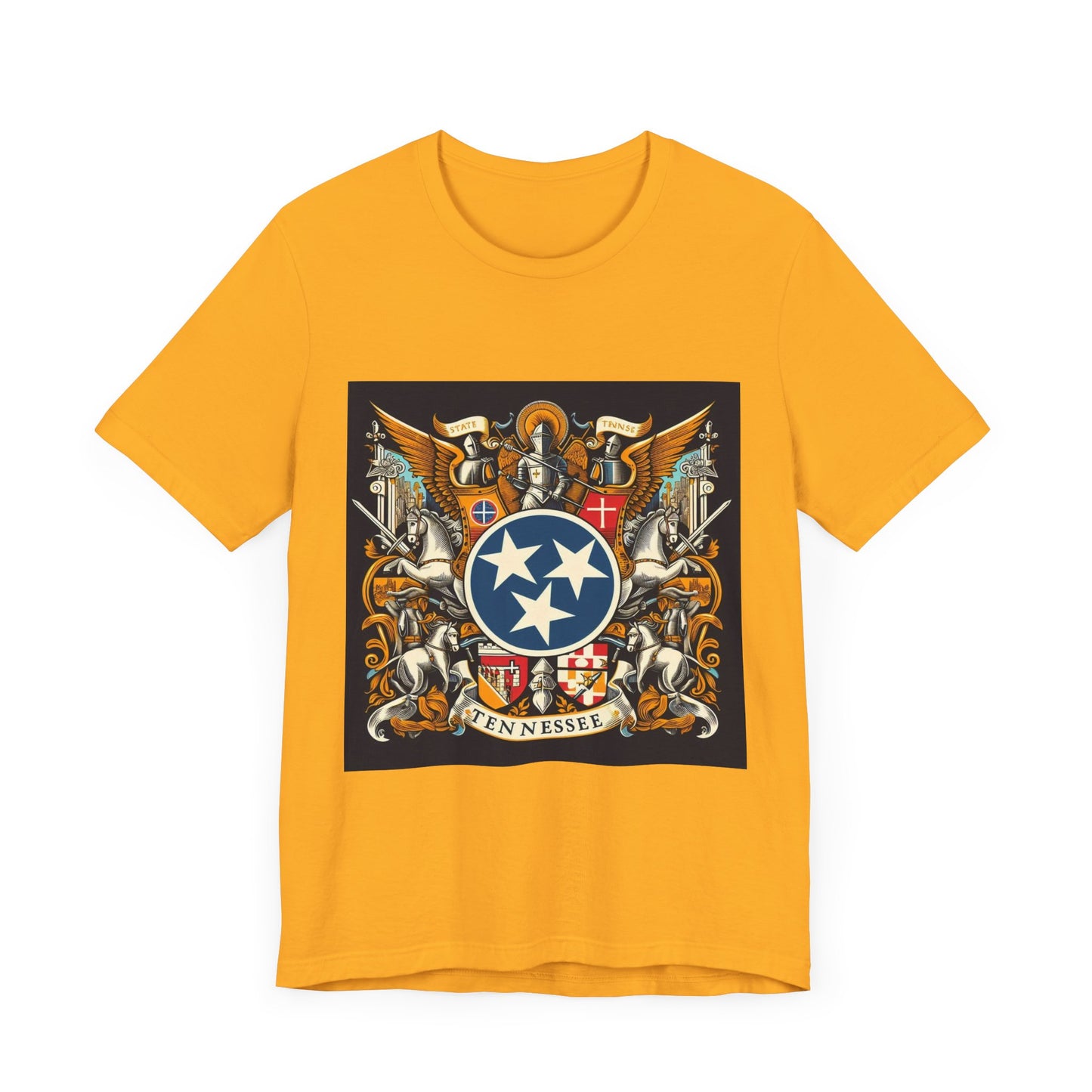 Tennessee Vintage Christian Crusader - Unisex Jersey Tee - USA - 100% Charity Benefit - The God Vote Collection by Chris Rabalais