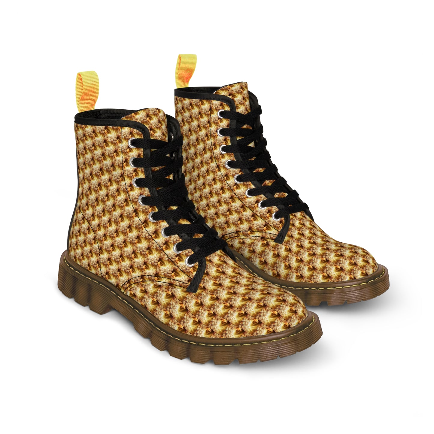 AImagination Collection Women's "Doc" Boots - "The Golden Kingdom" - The God Ball Originals by Chris Rabalais (2024)