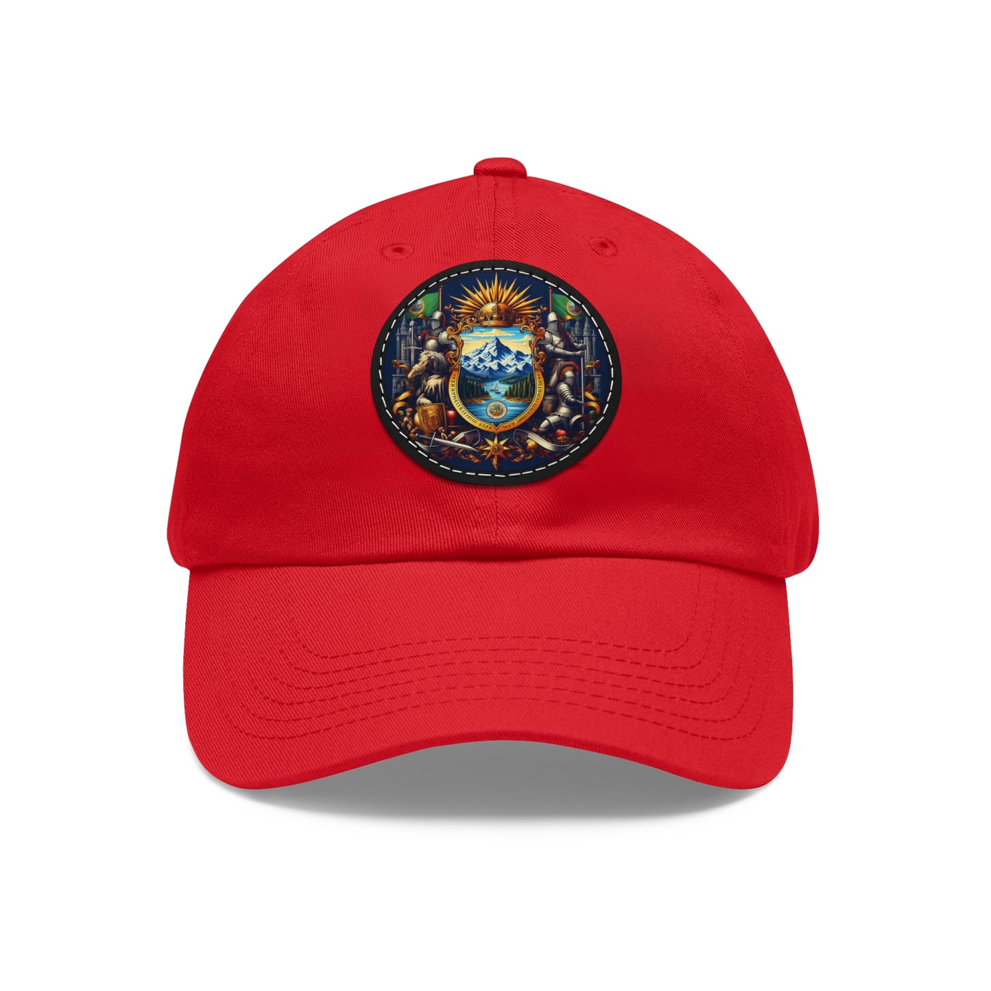 Washington Vintage Christian Crusader Campaign Hat - Chino Twill Leather Logo - 100% Charity - The God Vote Collection by Chris Rabalais