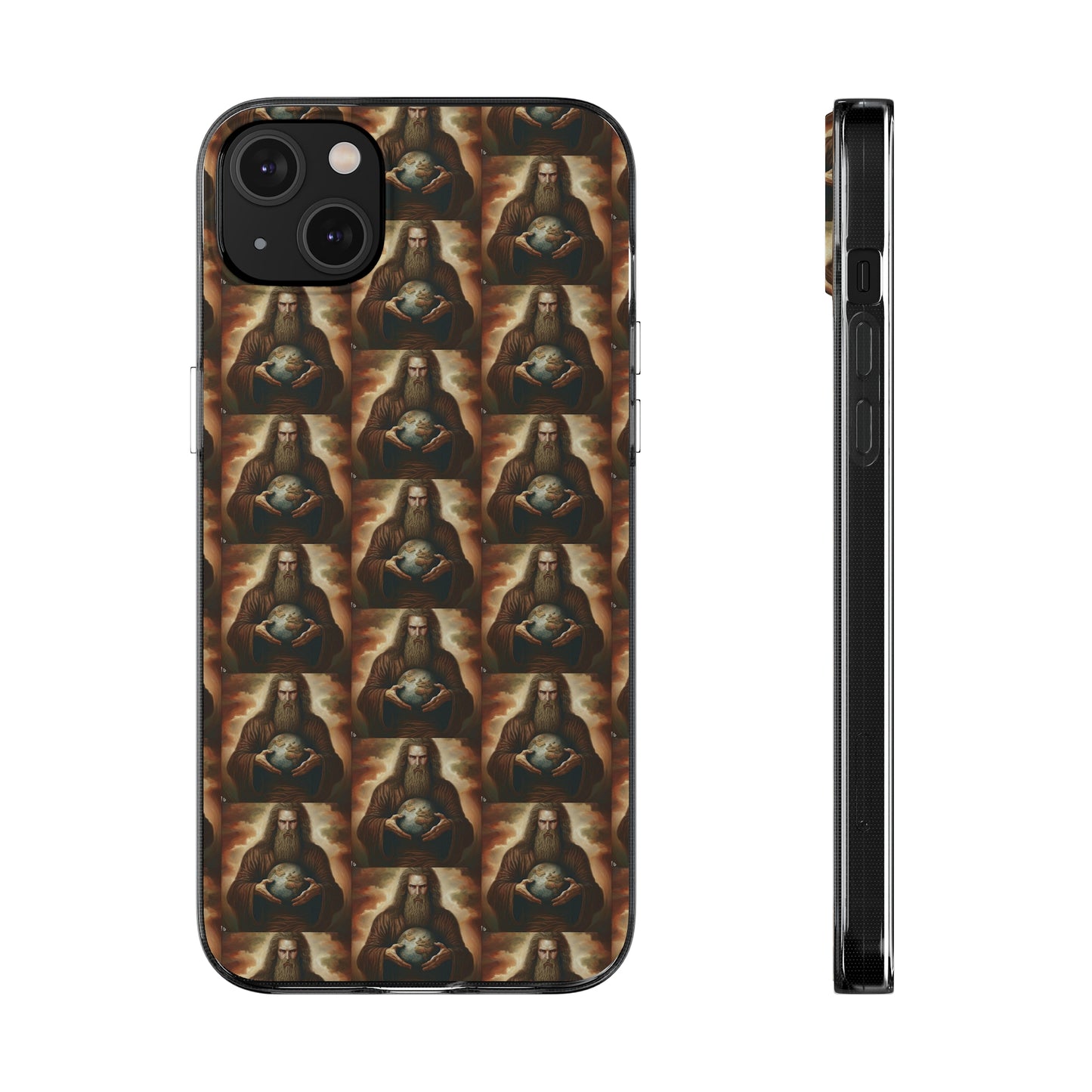 AImagination Collection Soft Phone Cases - "Yahweh's World" - The God Ball Originals by Chris Rabalais (2024)