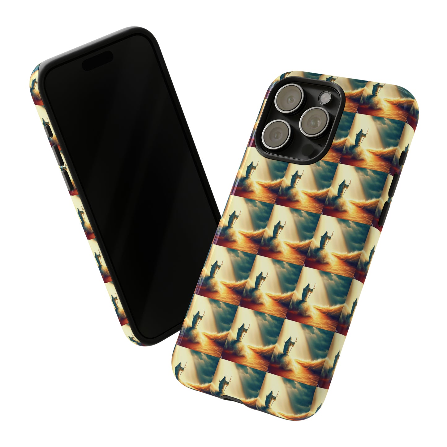 AImagination Collection iPhone Tough Case - "Parting the Sea" - The God Ball Originals by Chris Rabalais (2024)