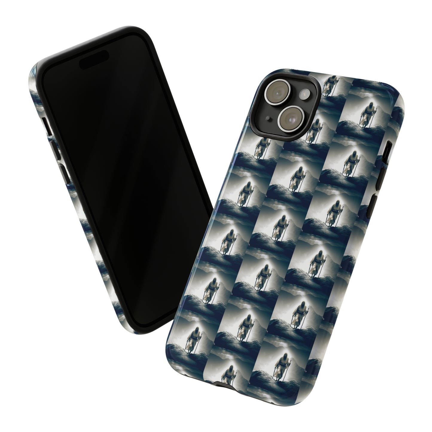 AImagination Collection iPhone Tough Case - "The Walk" - The God Ball Originals by Chris Rabalais (2024)