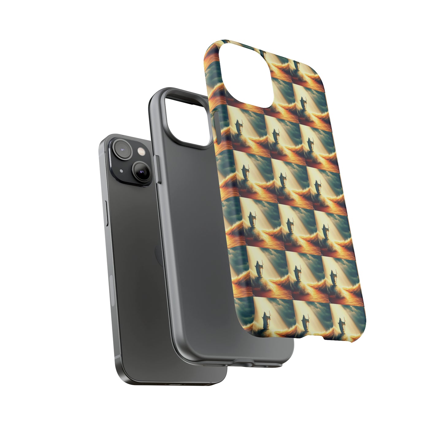 AImagination Collection iPhone Tough Case - "Parting the Sea" - The God Ball Originals by Chris Rabalais (2024)
