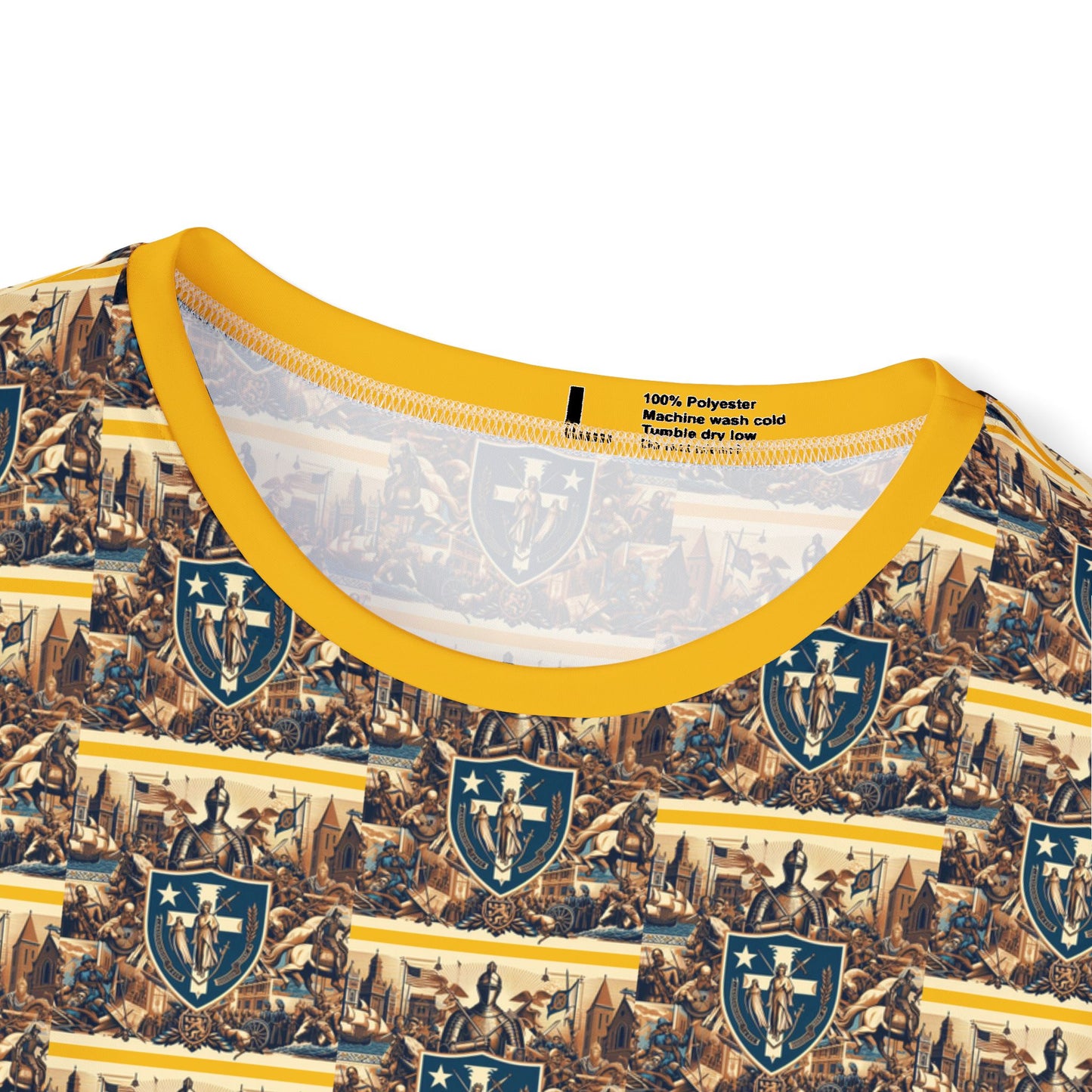Massachusetts Vintage Christian Crusader - Premium Sports Jersey - USA - 100% Charity Benefit - The God Vote Collection by Chris Rabalais
