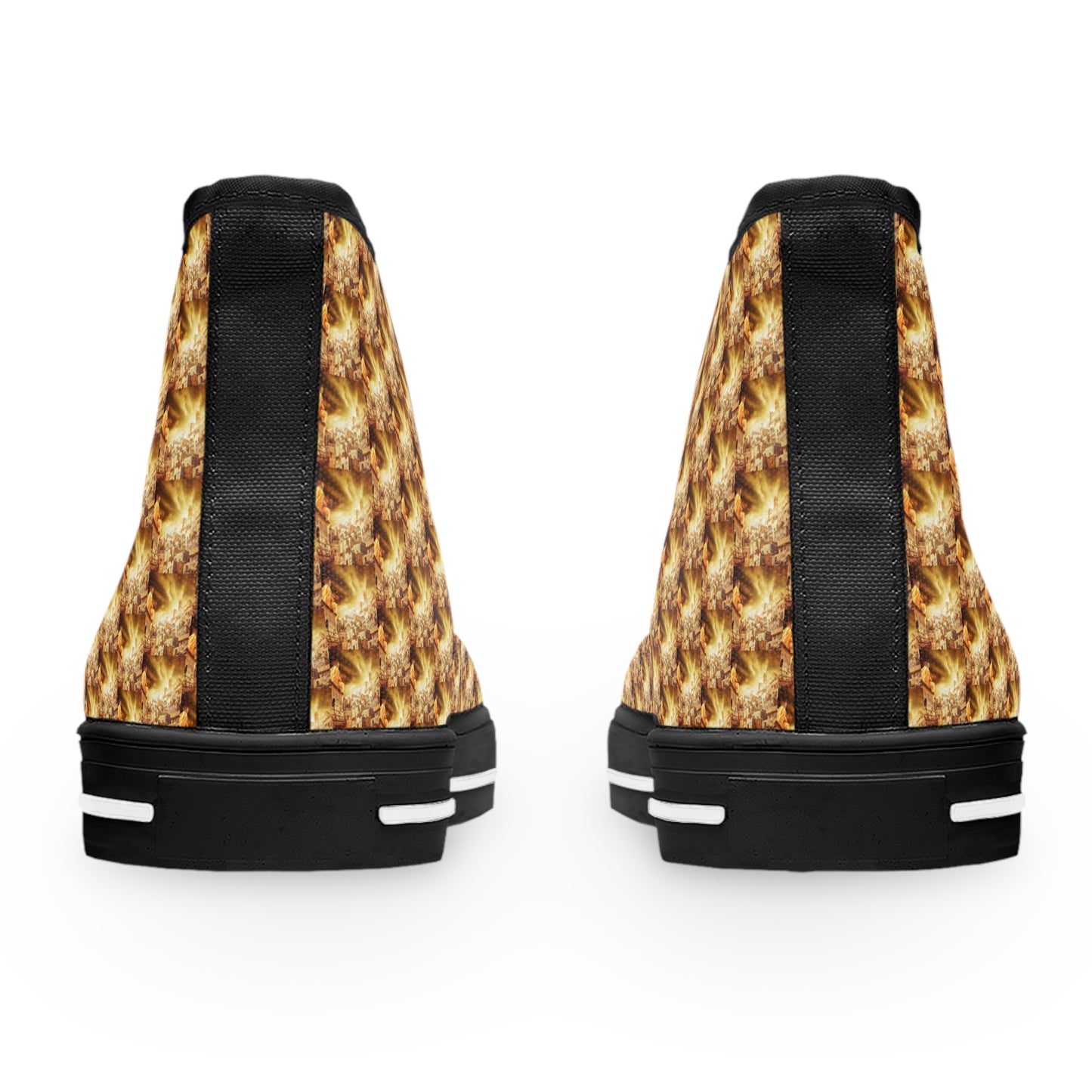 AImagination Collection Women's High Top Sneakers - "The Golden Kingdom" - The God Ball Originals by Chris Rabalais (2024)