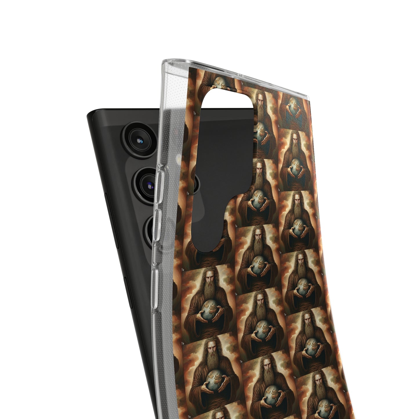 AImagination Collection Soft Phone Cases - "Yahweh's World" - The God Ball Originals by Chris Rabalais (2024)