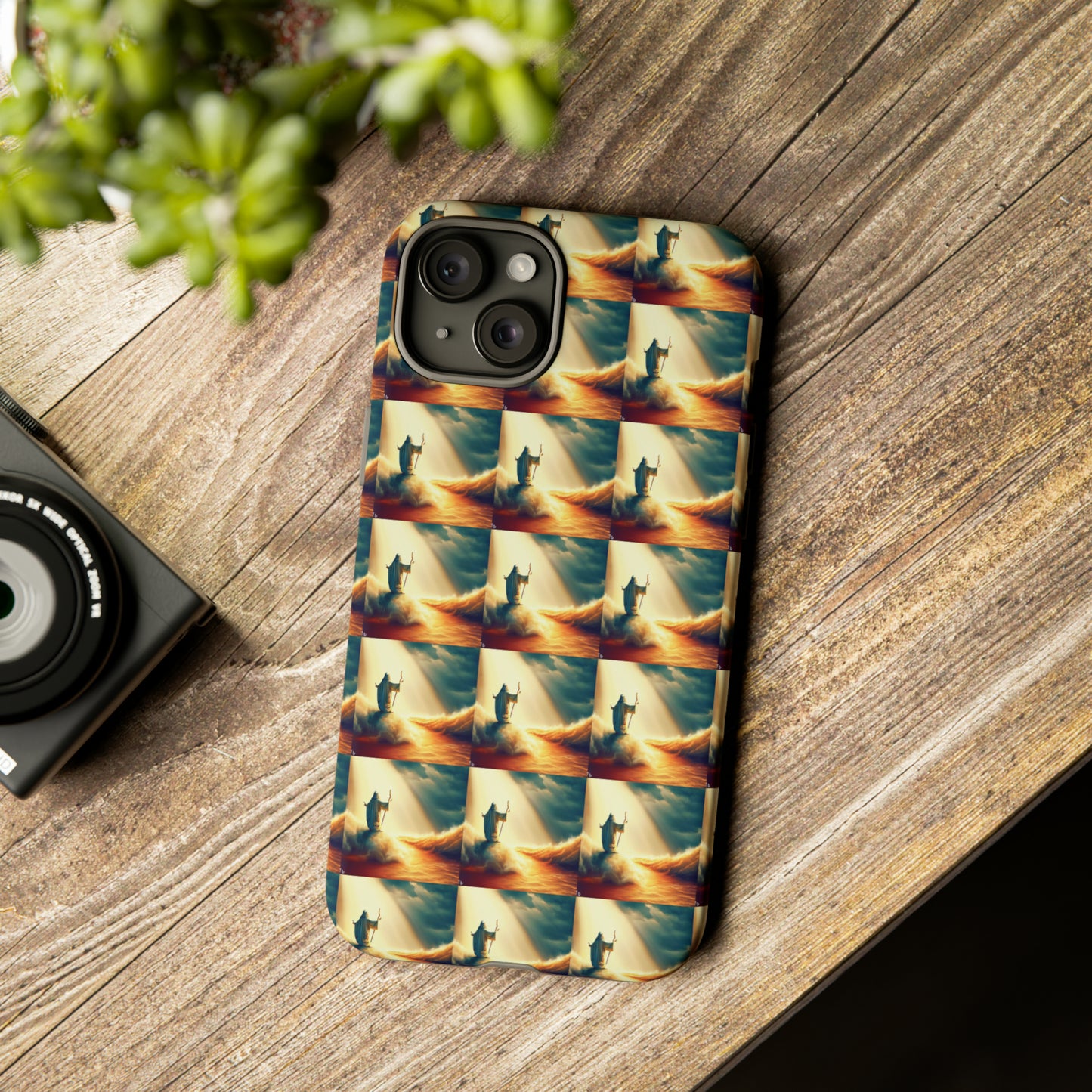 AImagination Collection iPhone Tough Case - "Parting the Sea" - The God Ball Originals by Chris Rabalais (2024)