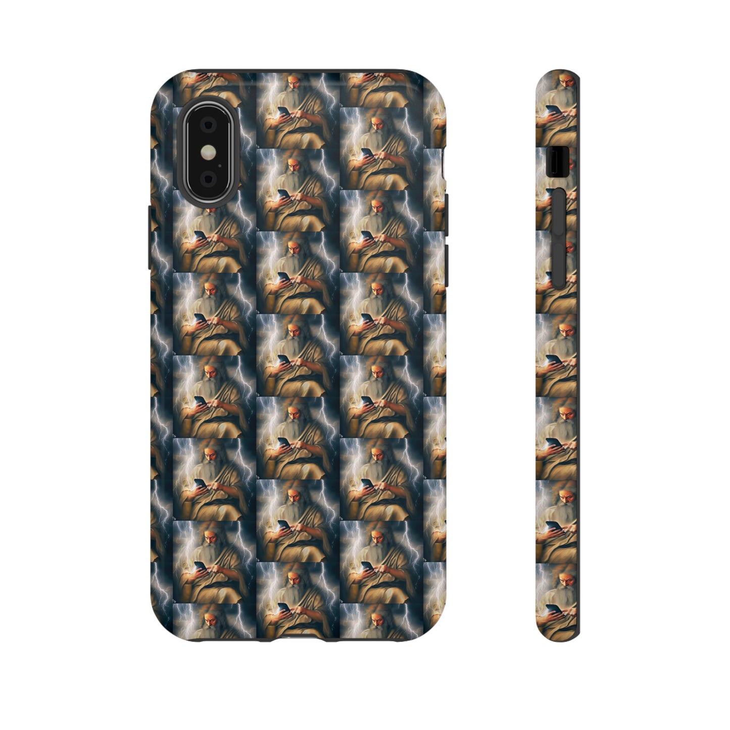 AImagination Collection iPhone Tough Cases - "The Watchman" - The God Ball Originals by Chris Rabalais (2024)