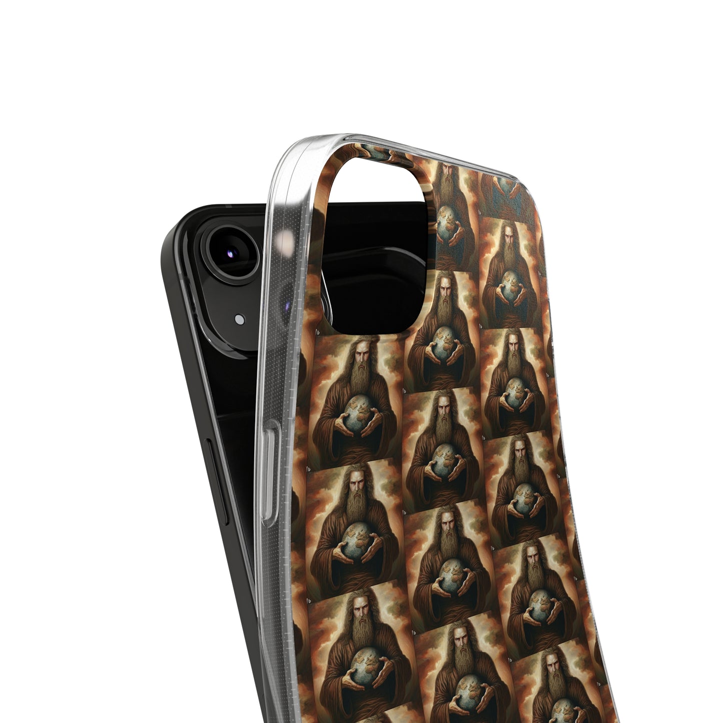 AImagination Collection Soft Phone Cases - "Yahweh's World" - The God Ball Originals by Chris Rabalais (2024)